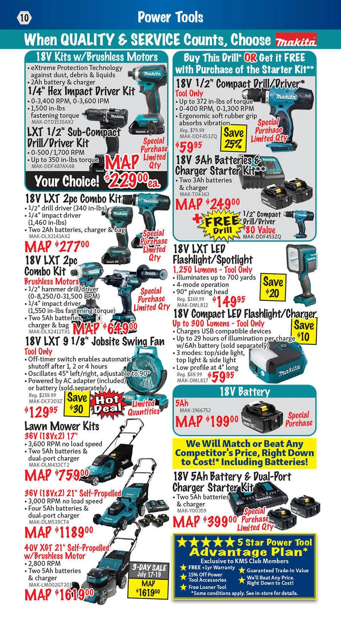 KMS Tools flyer from July 3 to July 9 2025 - flyer page 10