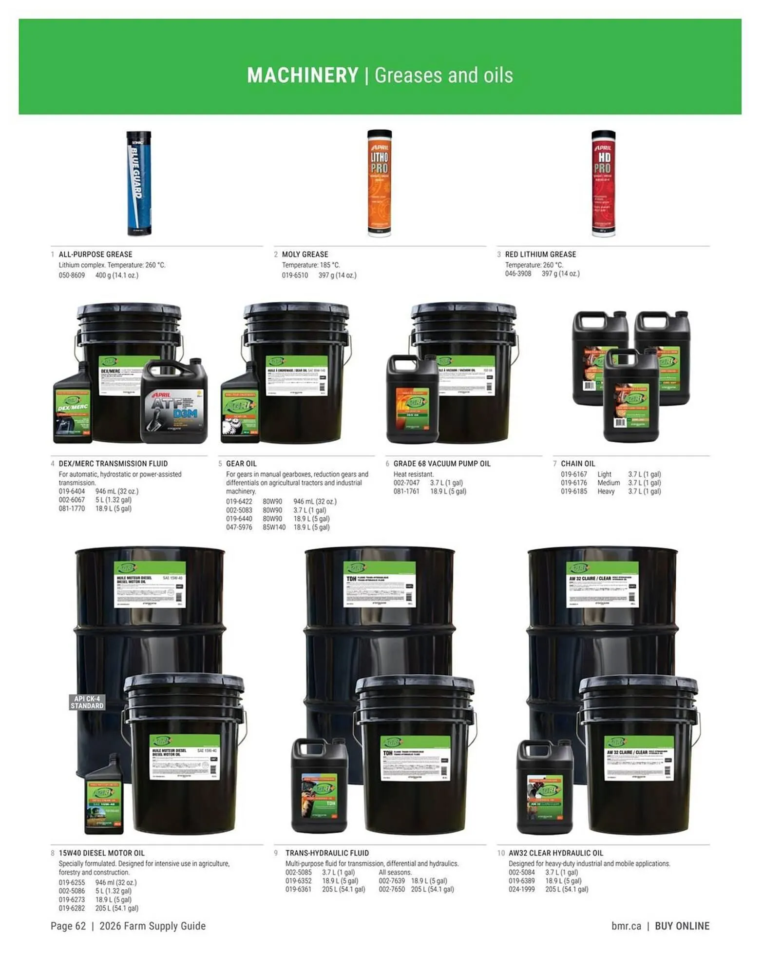 BMR flyer from January 9 to December 31 2026 - flyer page 62