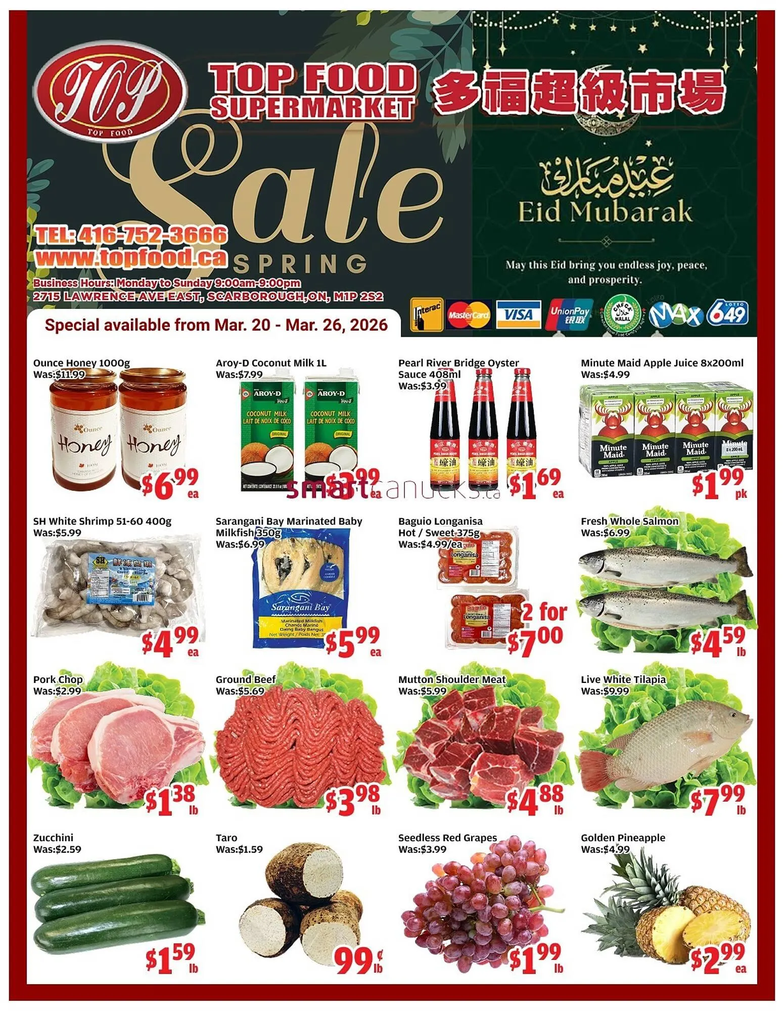 Top Food Supermarket flyer from March 20 to March 26 2026 - flyer page 1