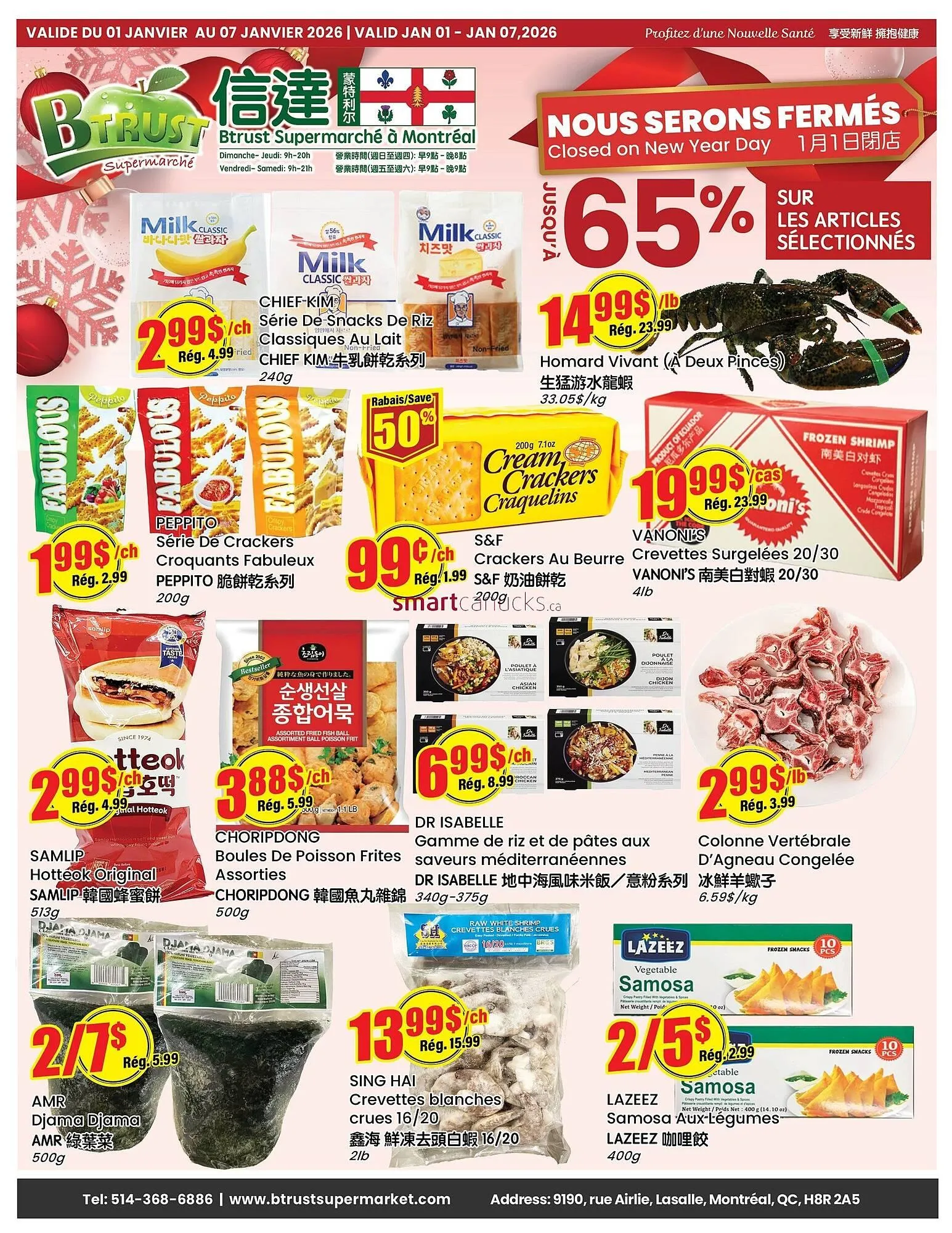 Btrust Supermarket flyer from January 1 to January 7 2026 - flyer page 1