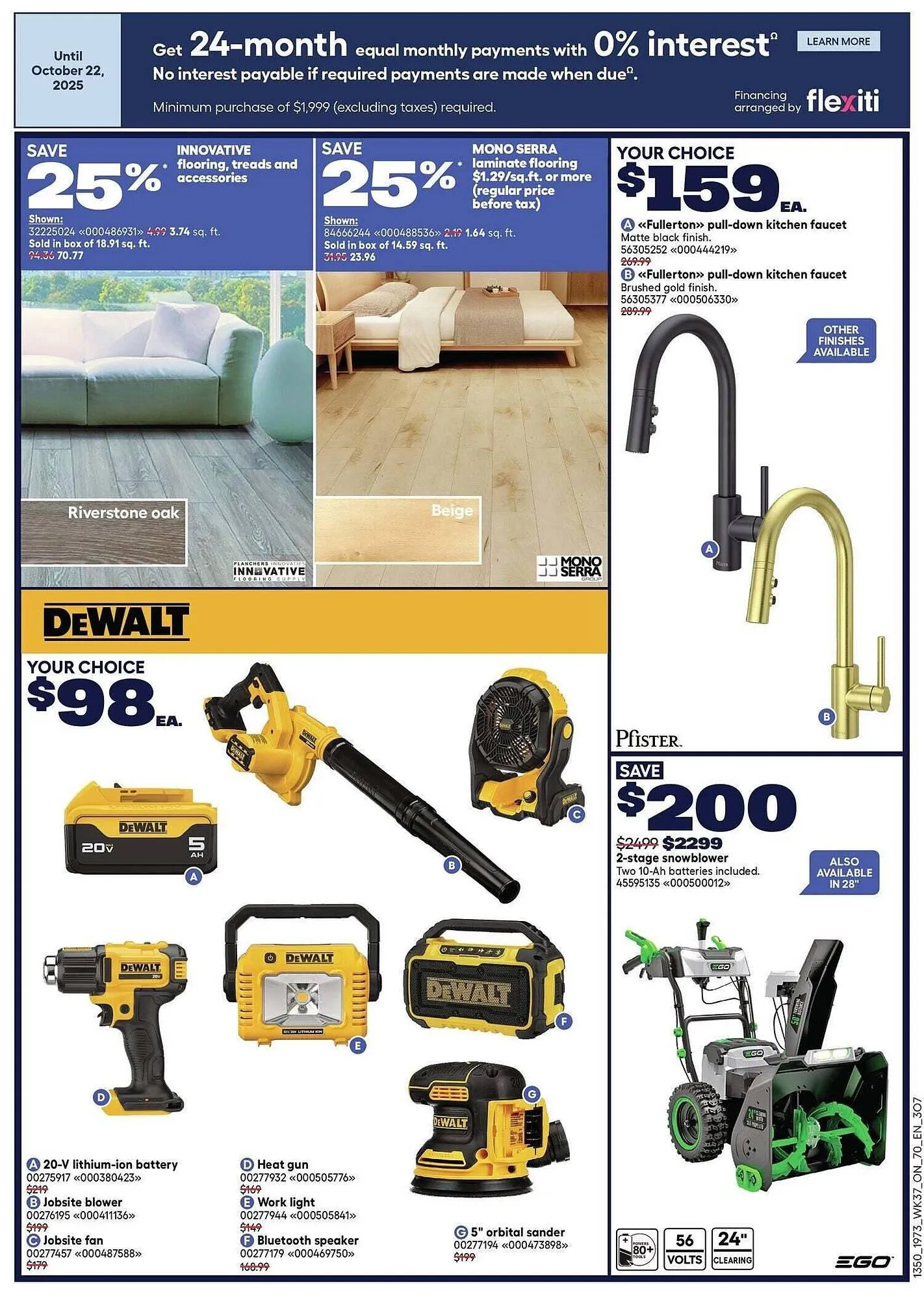 RONA flyer from October 9 to October 23 2025 - flyer page 2