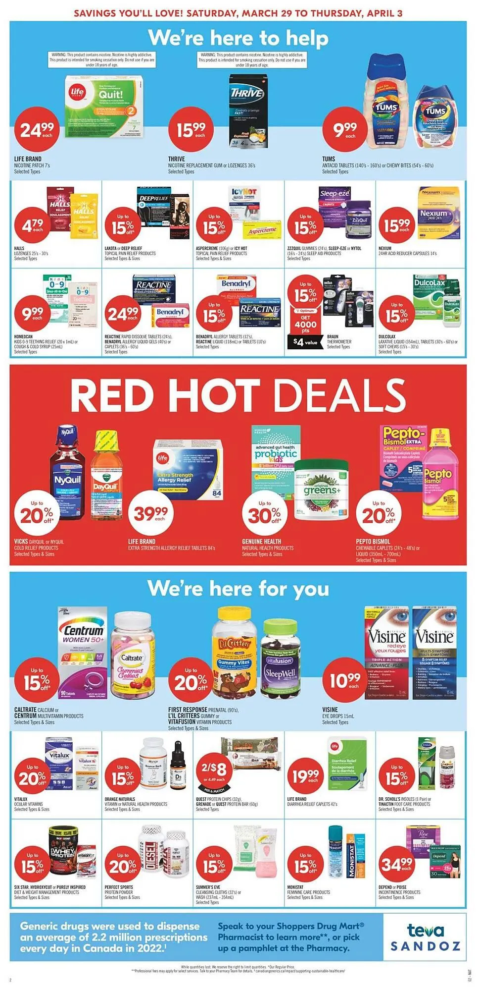 Shoppers Drug Mart flyer from March 28 to April 11 2025 - flyer page 4