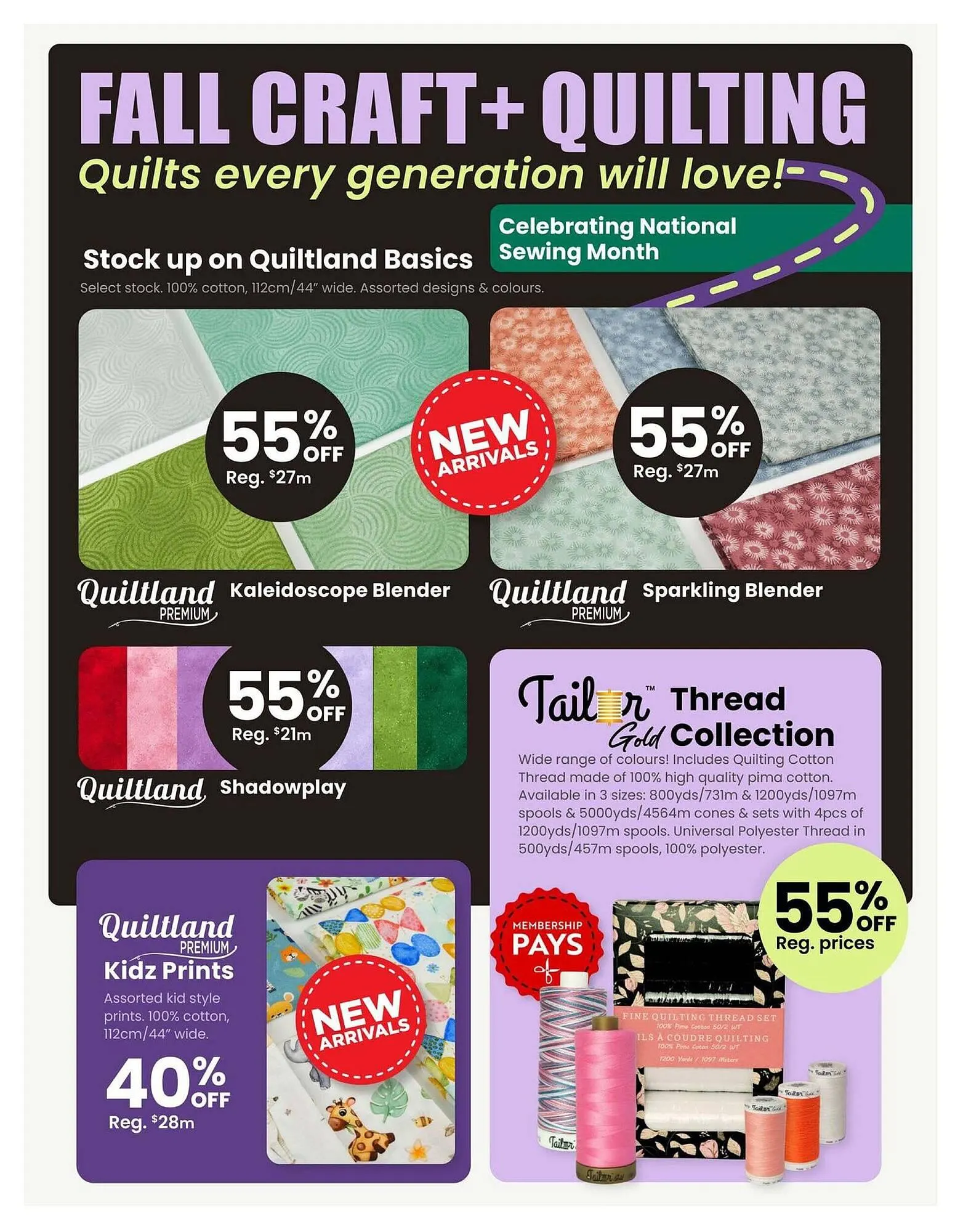 Fabricland flyer from September 1 to September 15 2025 - flyer page 12