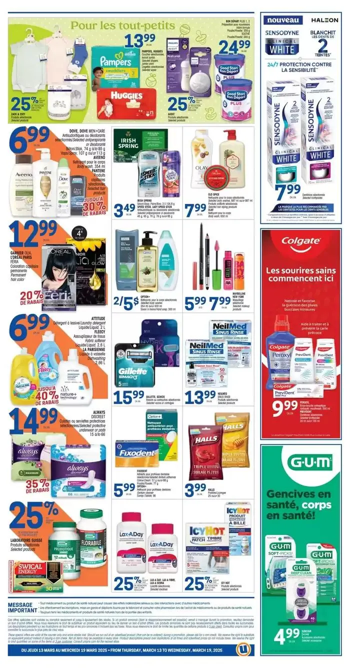 Uniprix Weekly ad from March 13 to March 19 2025 - flyer page 2