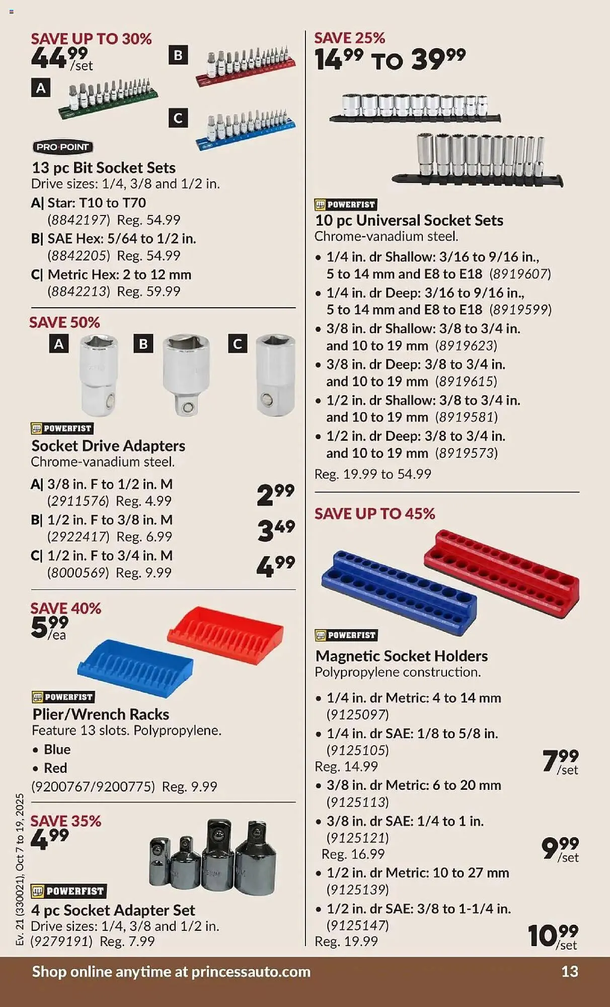 Princess Auto flyer from October 7 to October 20 2025 - flyer page 19