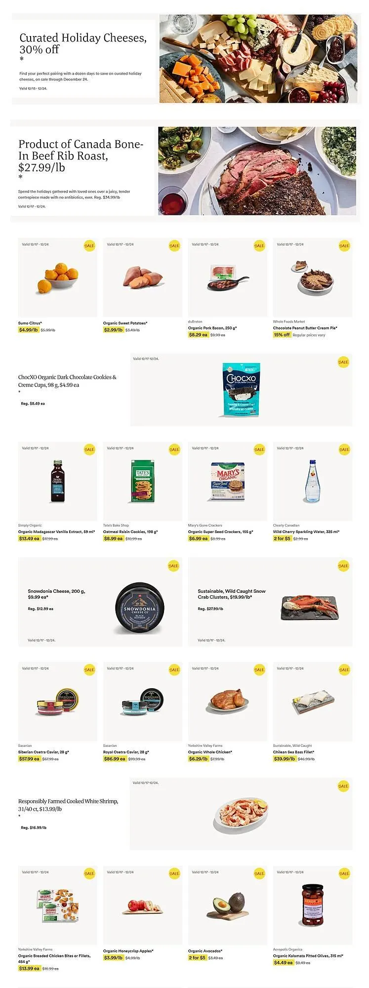 Whole Foods Market flyer from December 17 to December 24 2025 - flyer page 1