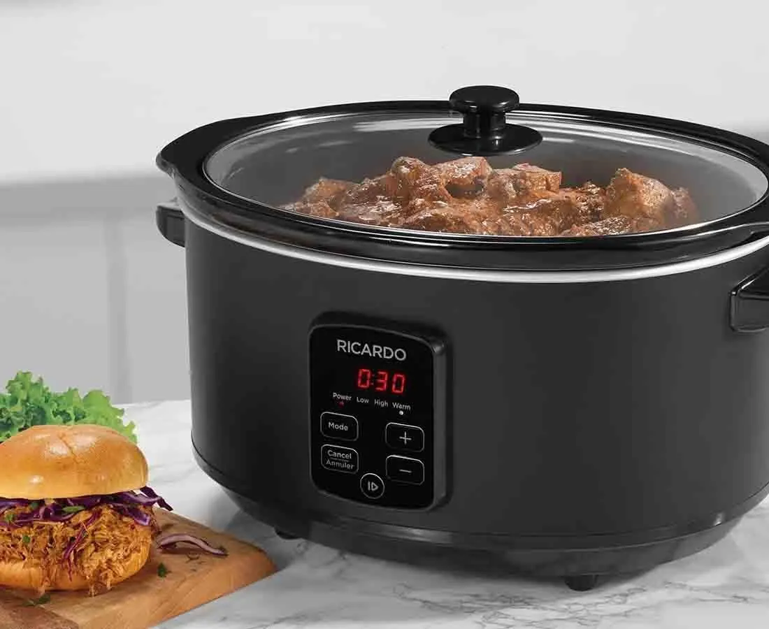 Ricardo Programmable Digital Slow Cooker, 6 L