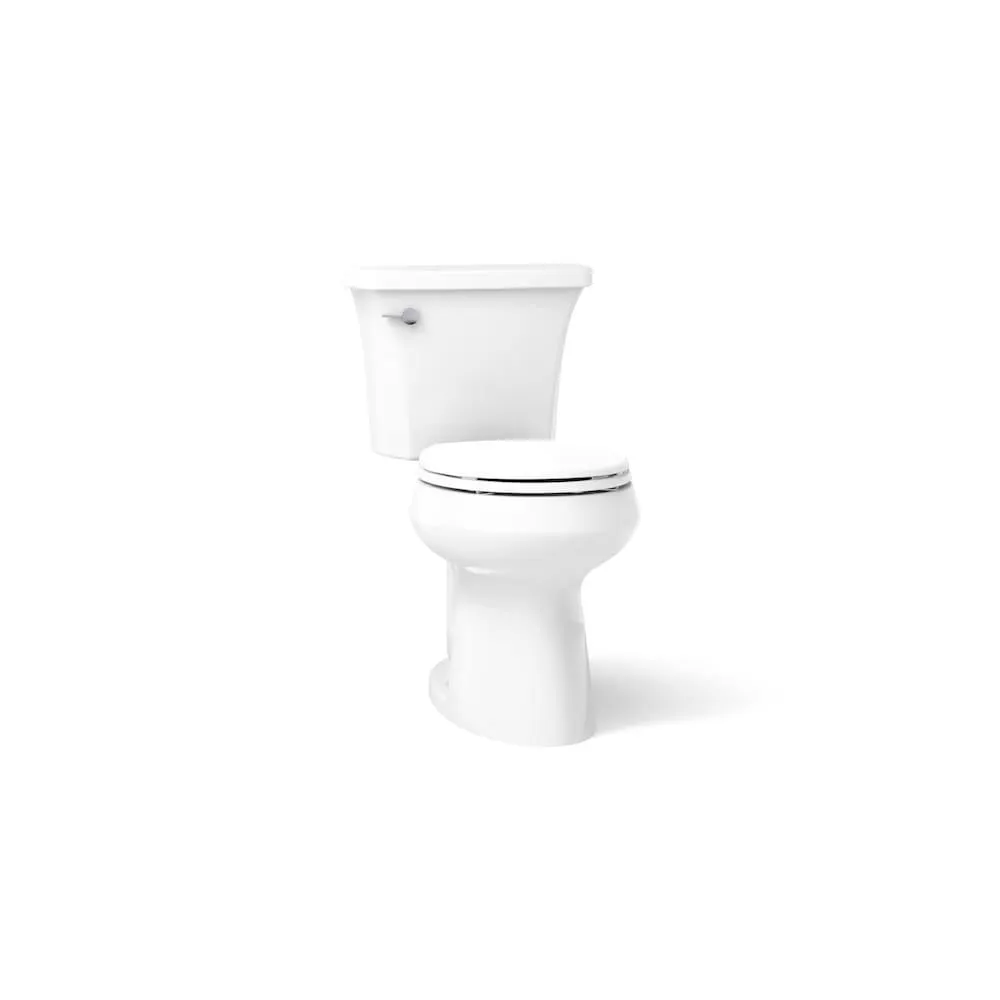 Highline Arc Comfort Height The Complete Solution 4.8 LPF Round Front Toilet in White