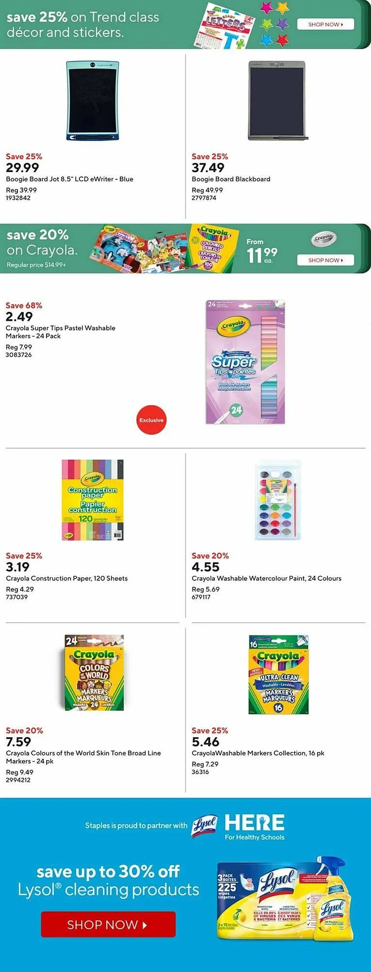 Staples flyer from August 22 to August 29 2024 - flyer page 9