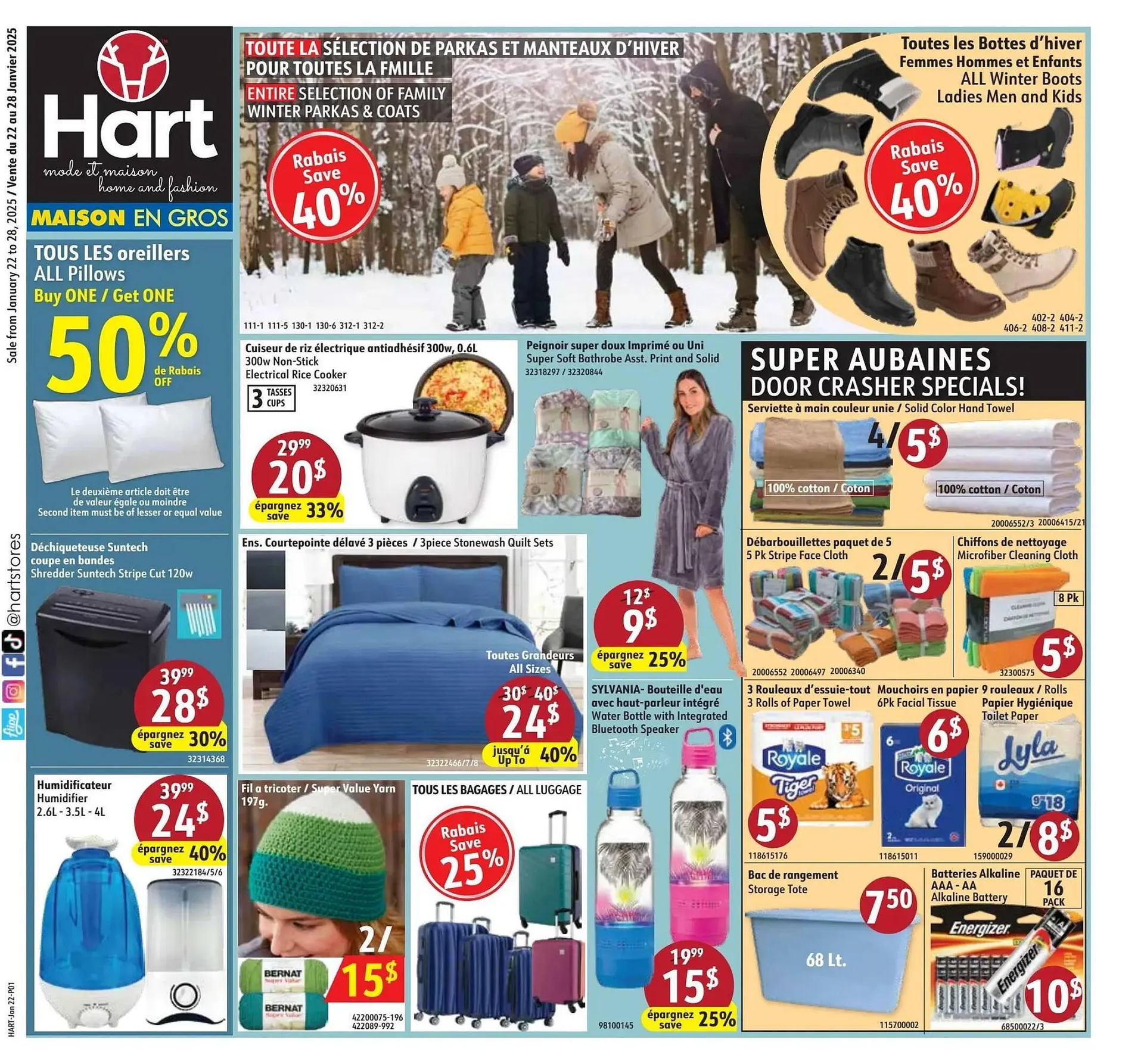 Hart flyer from January 22 to January 28 2025 - flyer page 1