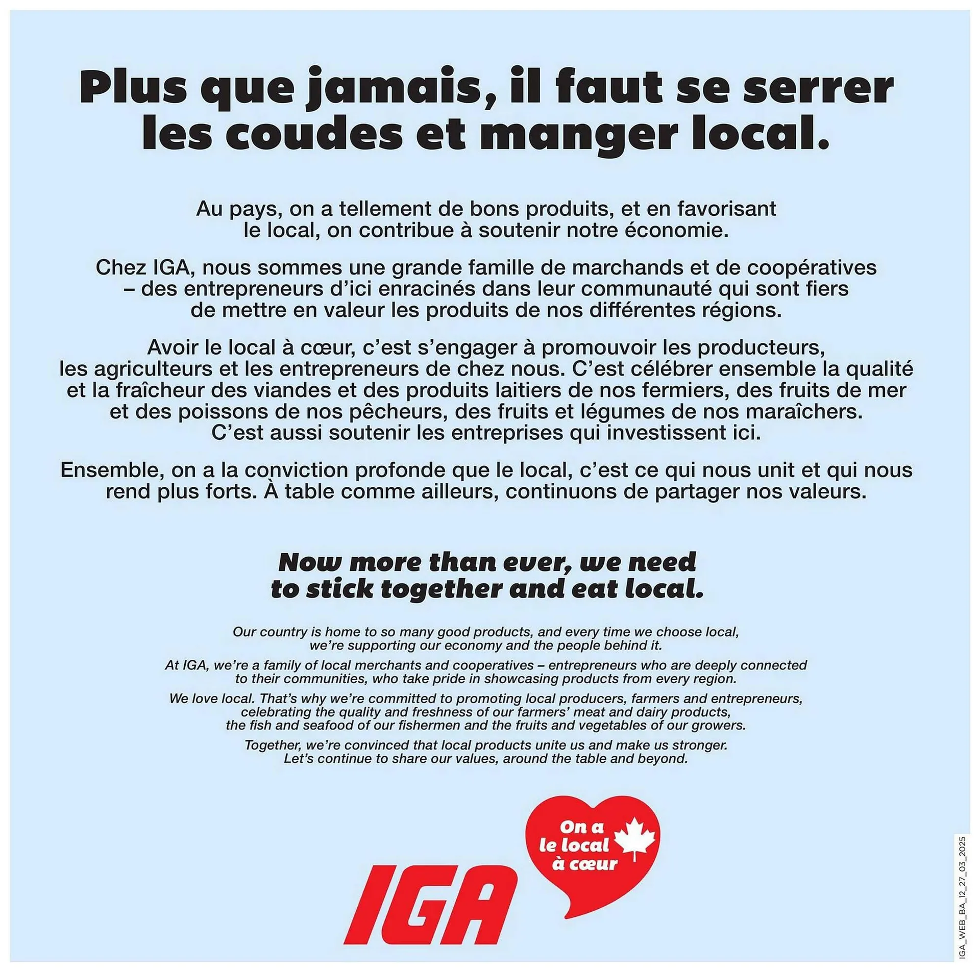 IGA flyer from March 27 to April 2 2025 - flyer page 15