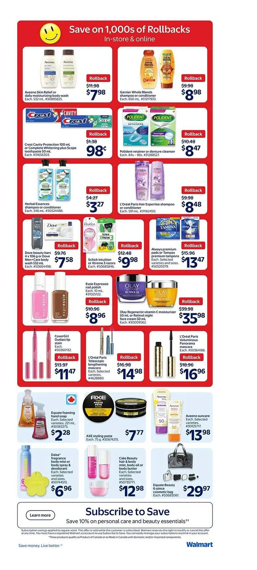 Walmart flyer from August 22 to August 28 2025 - flyer page 10