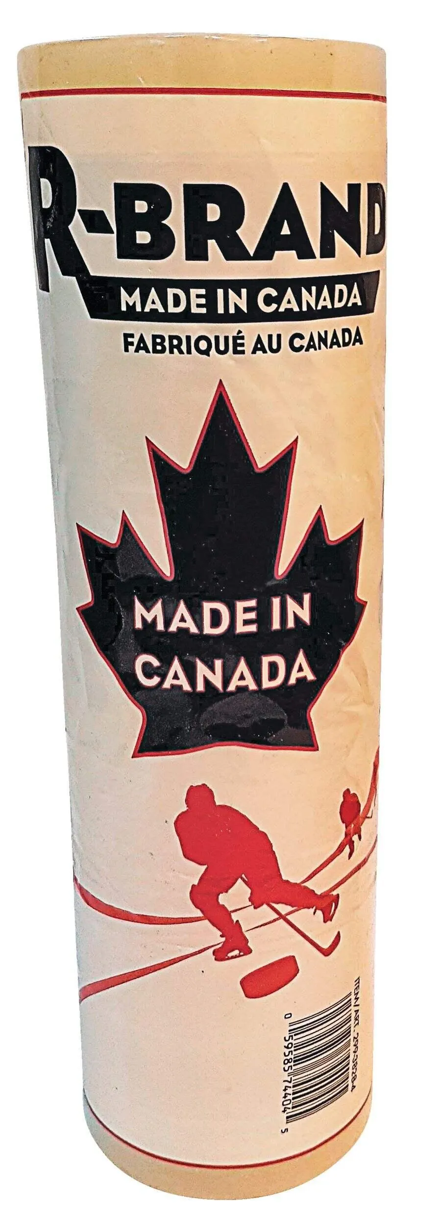 R-Brand Hockey Shin Pad Tape, Clear, 24-mm x 25-m, 12-pk