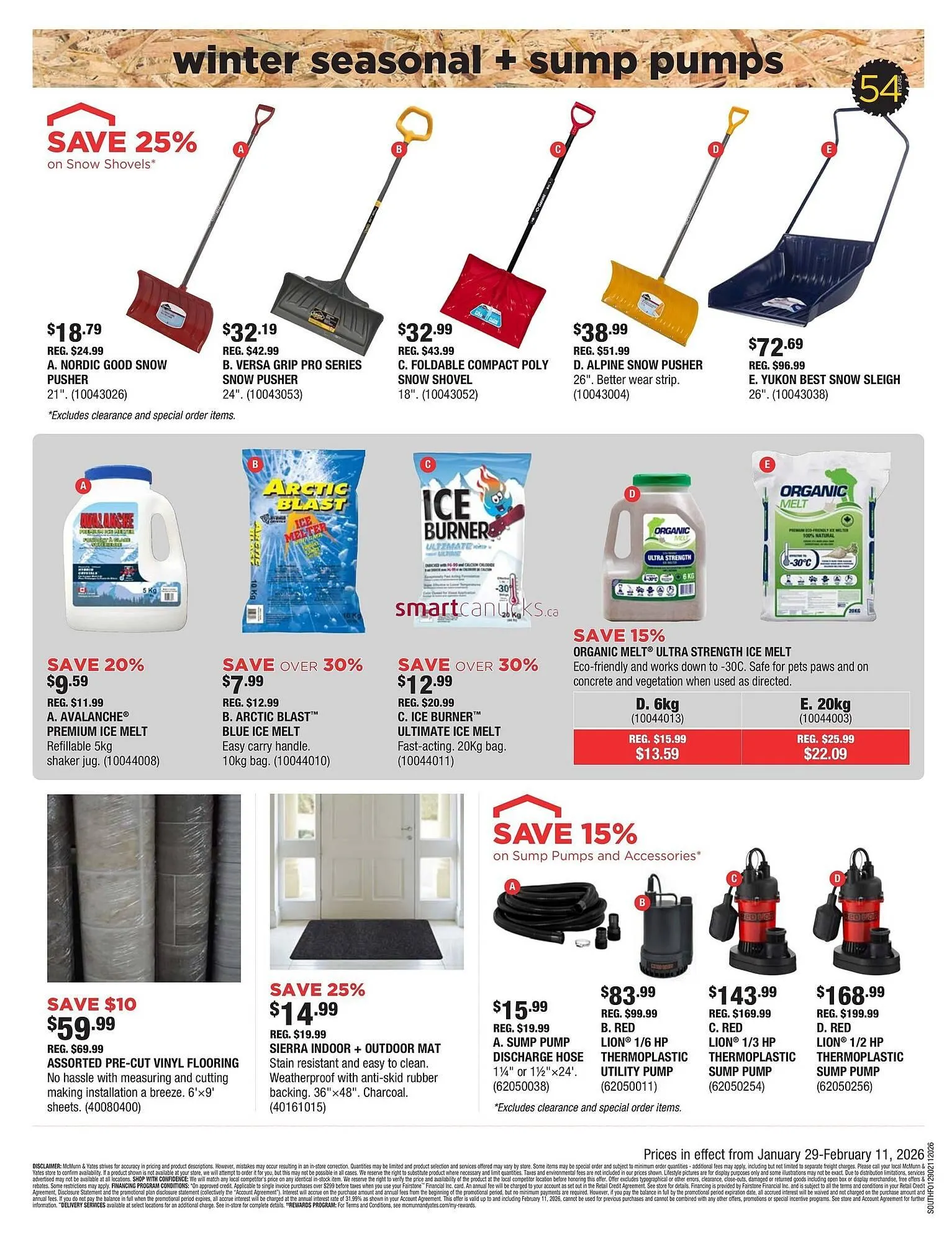 McMunn & Yates Building Supplies flyer from January 29 to February 11 2026 - flyer page 10