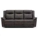 Sofa inclinable en tissu Mazin 99646GY-3