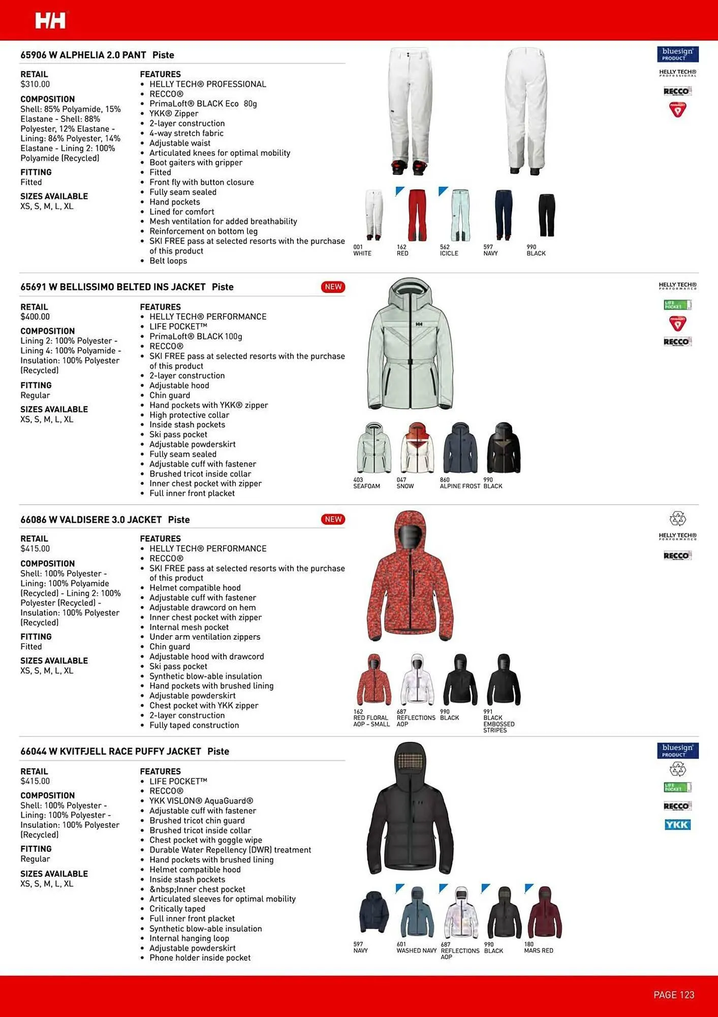 Helly Hansen flyer from September 11 to February 28 2026 - flyer page 123