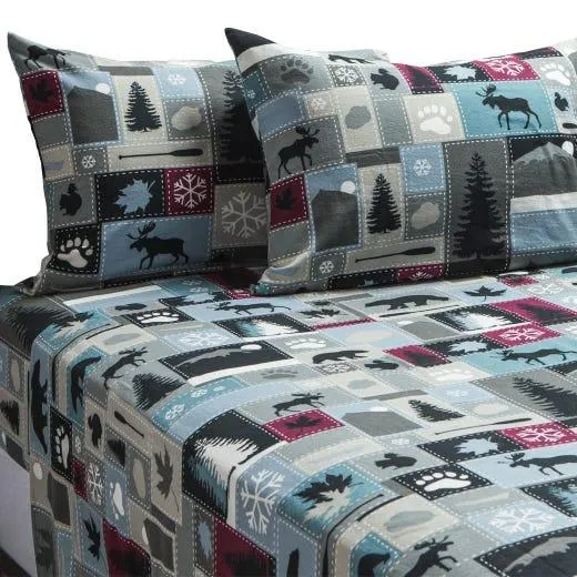 100% Cotton Flannel Sheet Set (King)