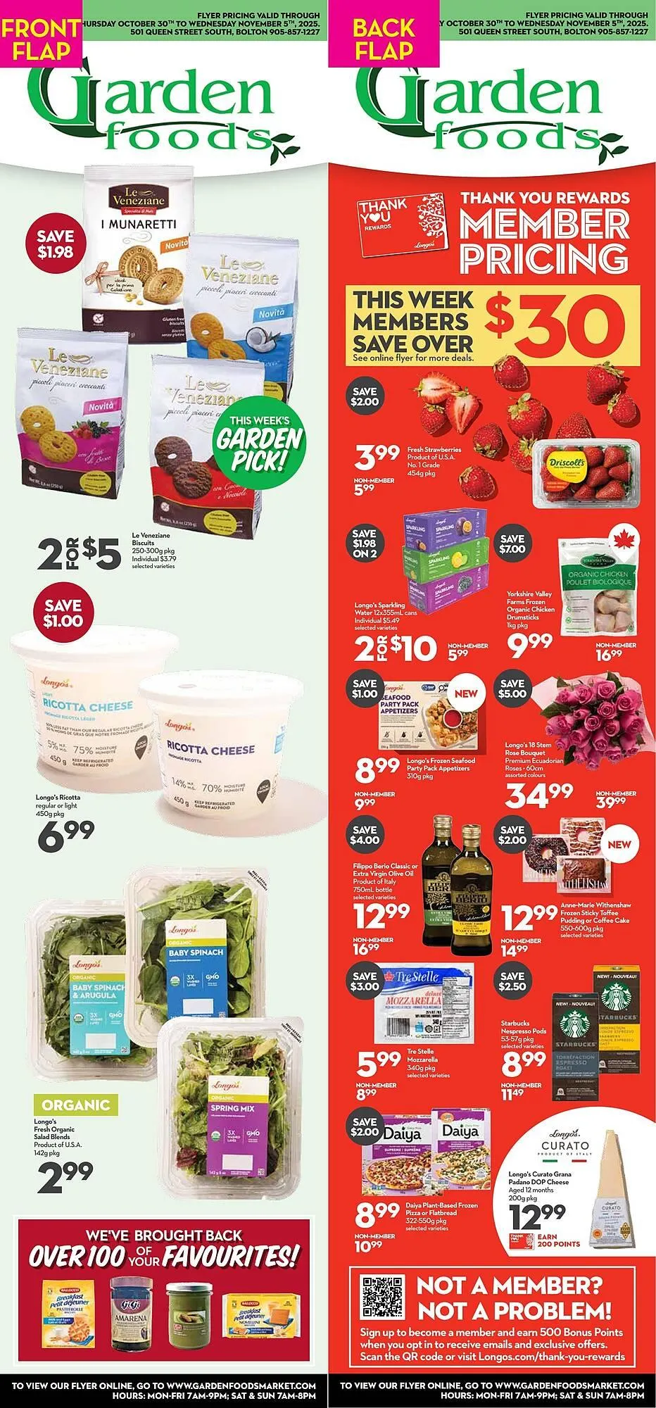 Garden Foods flyer from October 30 to November 5 2025 - flyer page 1