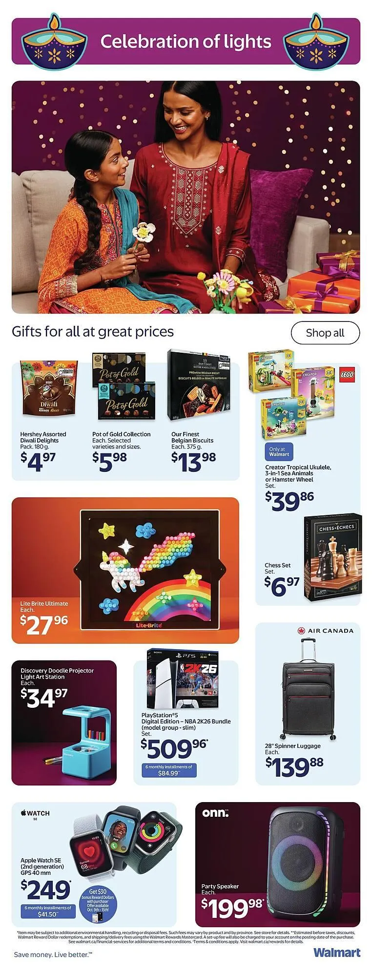 Walmart flyer from October 16 to October 20 2025 - flyer page 4