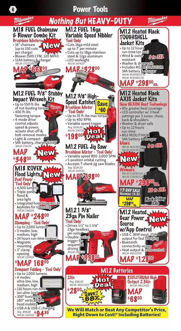 KMS Tools November 2024 Black Friday Sale from November 1 to November 15 2024 - flyer page 6