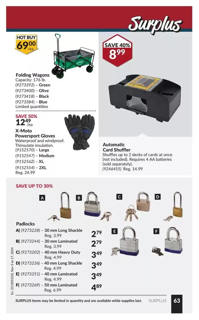 National Sale from November 5 to November 17 2024 - flyer page 67