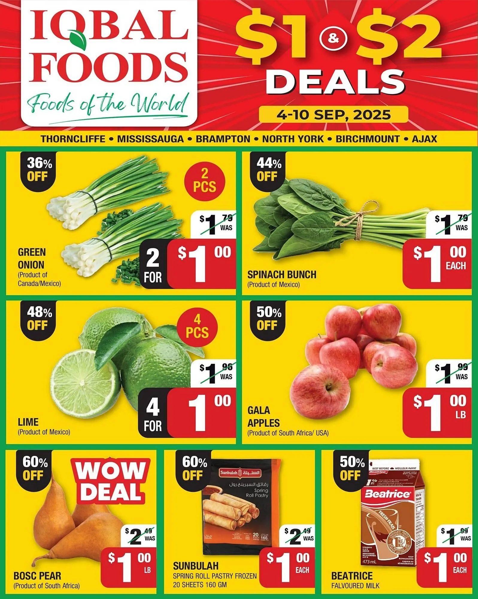 Iqbal Foods flyer from September 4 to September 10 2025 - flyer page 1