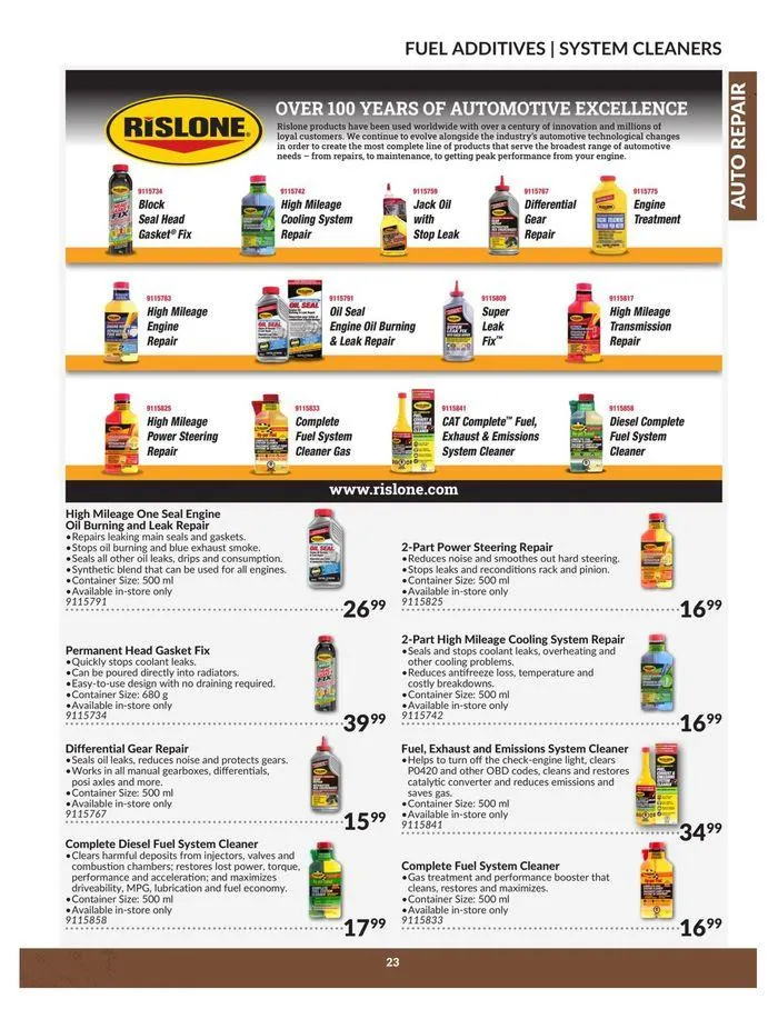 Auto Repair Catalogue from April 23 to April 22 2025 - flyer page 23
