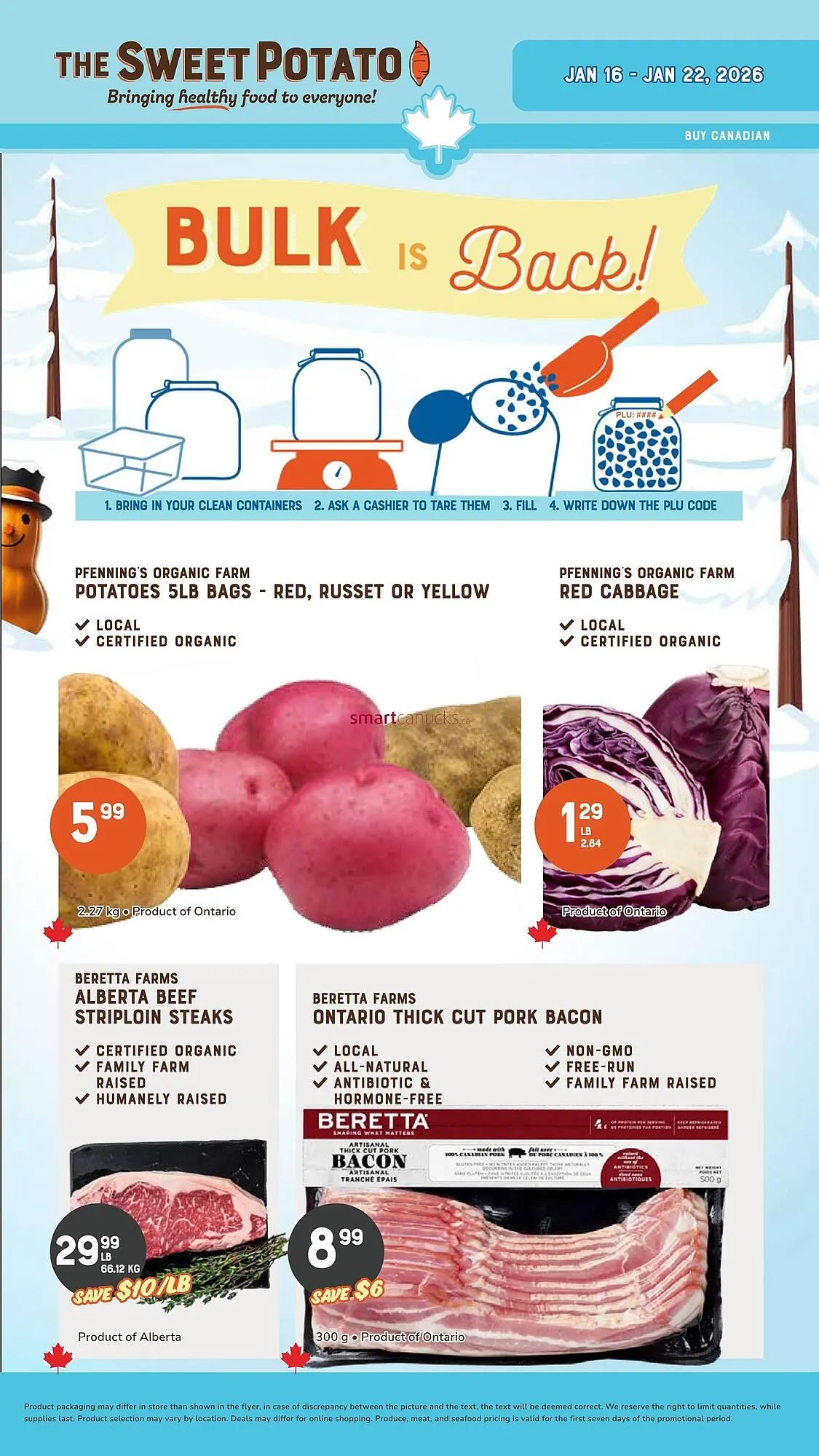 The Sweet Potato flyer from January 16 to January 22 2026 - flyer page 1