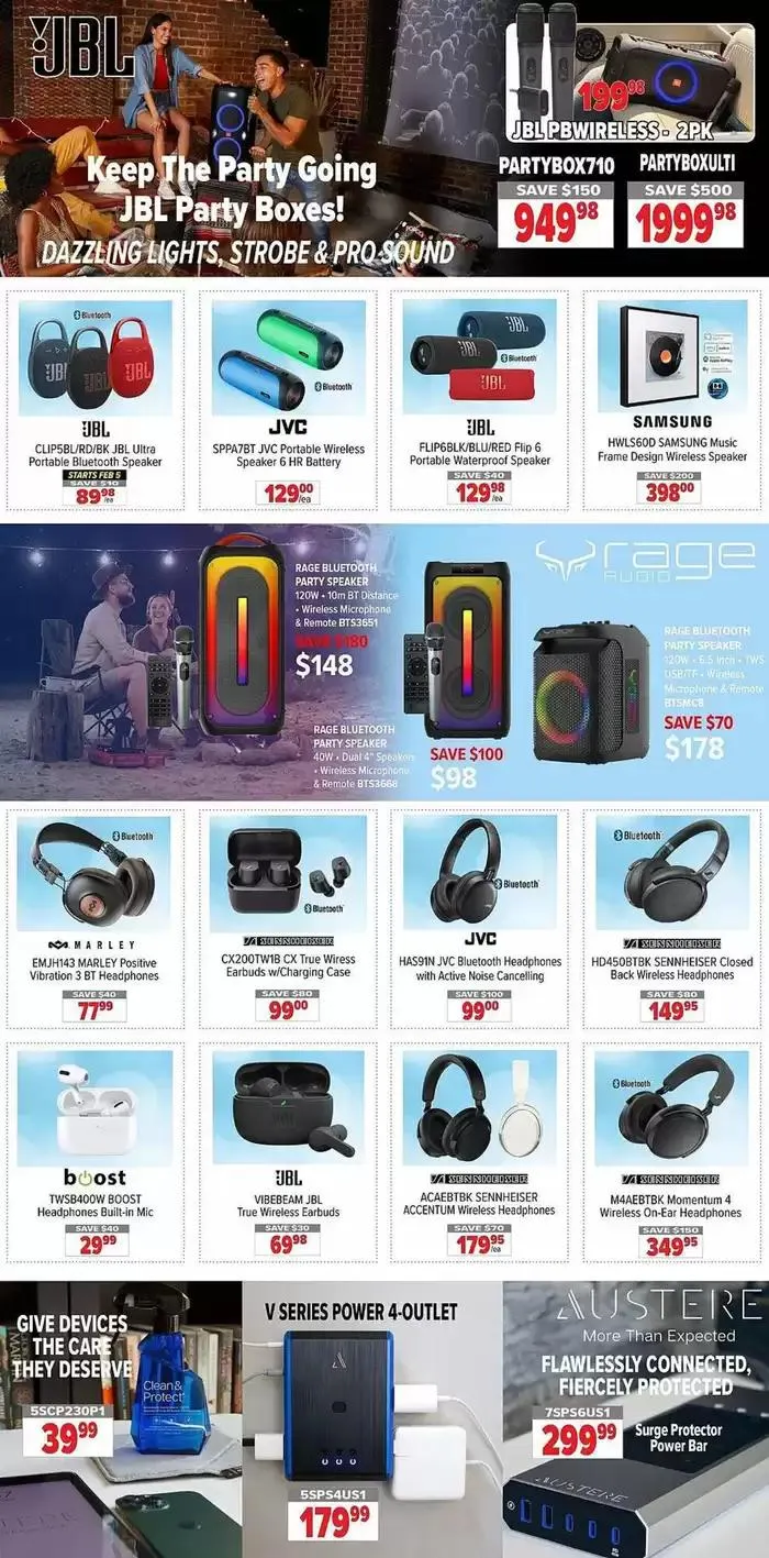 2001 Audio Video weekly flyer from January 31 to February 7 2025 - flyer page 6