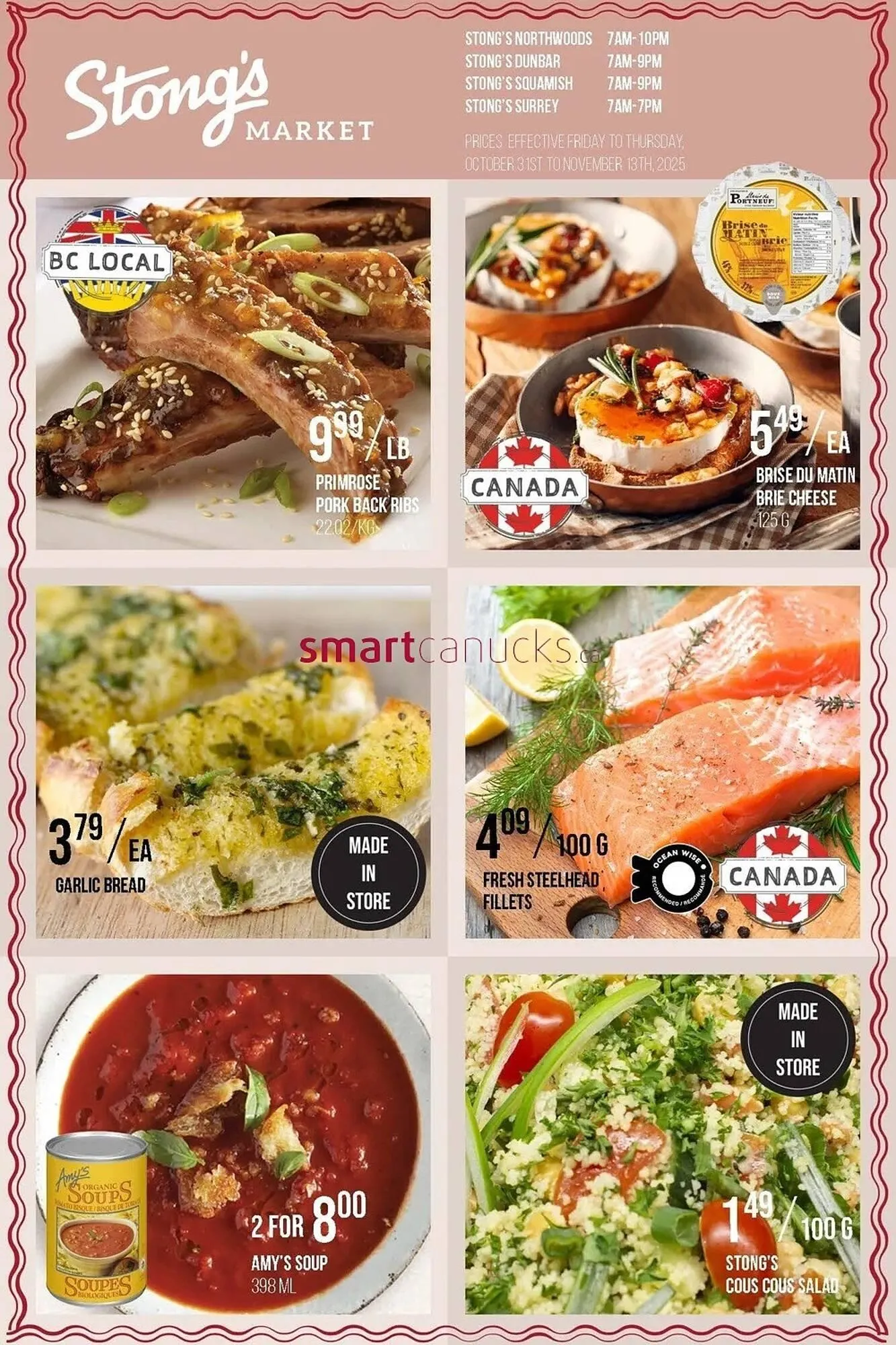 Stong's Market flyer from October 31 to November 6 2025 - flyer page 1