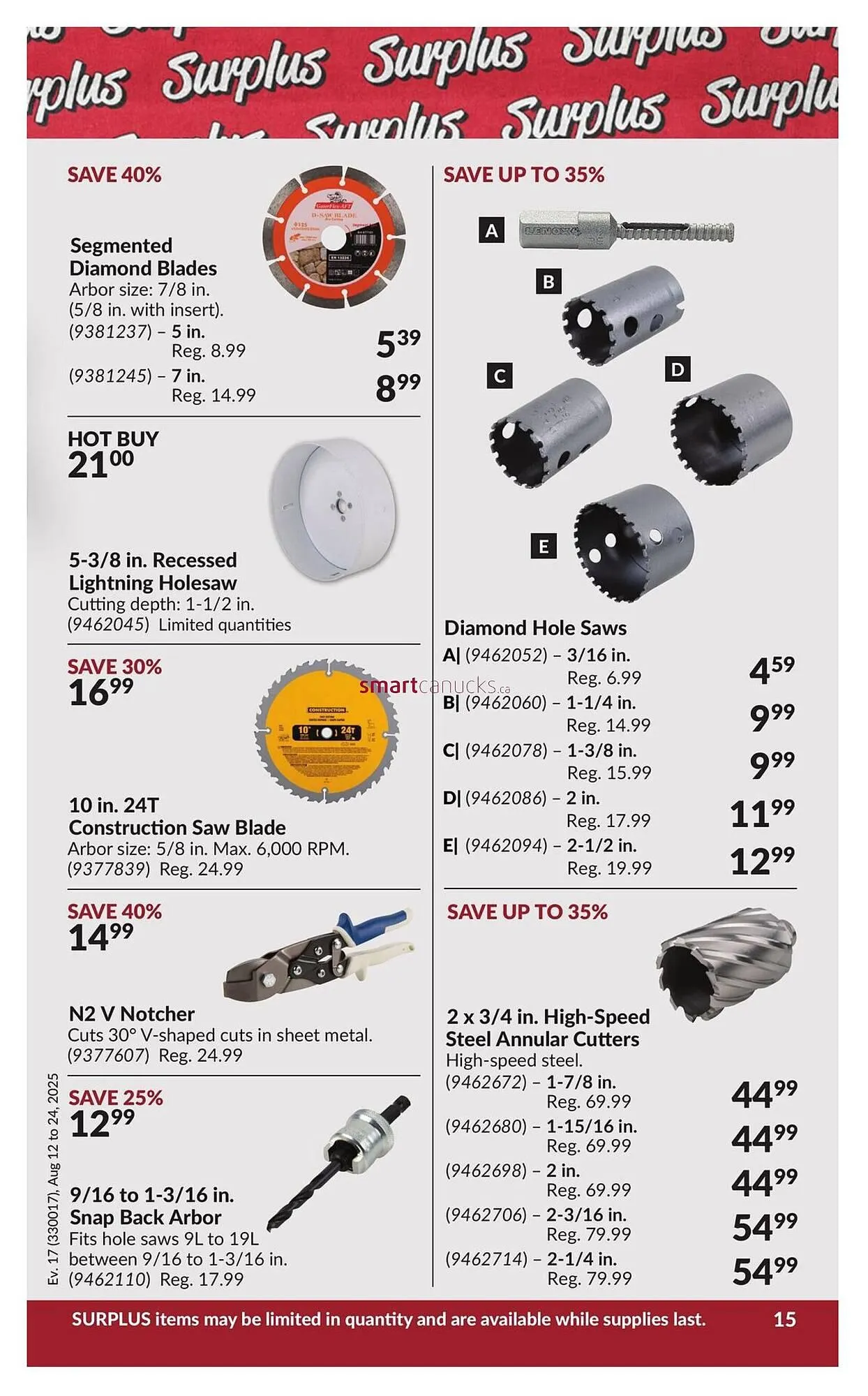 Princess Auto flyer from August 12 to August 24 2025 - flyer page 20