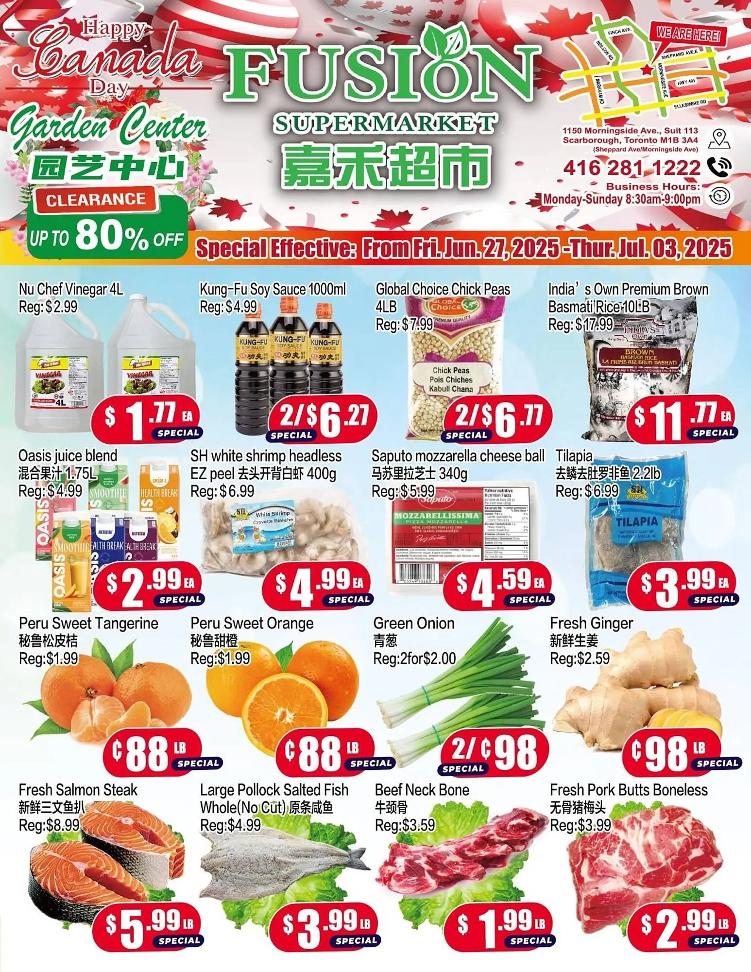 Fusion Supermarket flyer - 1