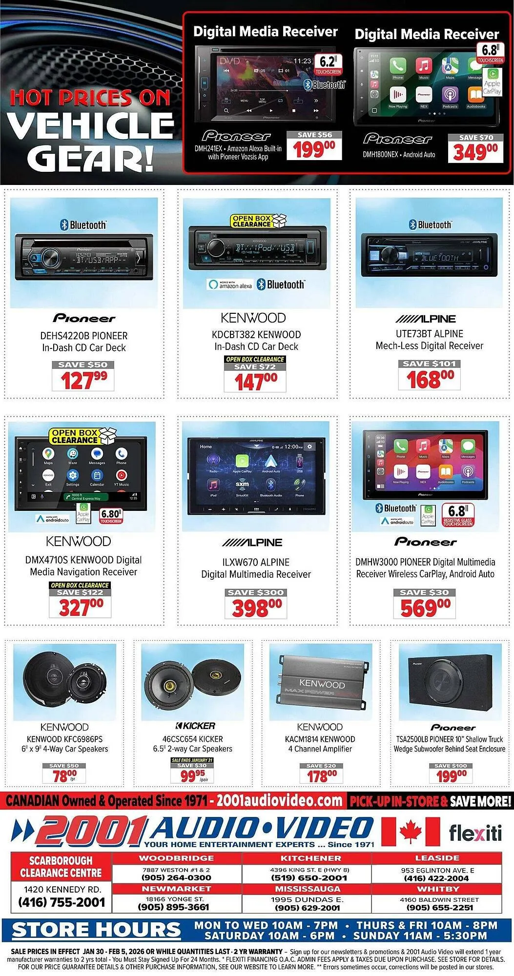 2001 Audio Video flyer from January 30 to February 6 2026 - flyer page 15