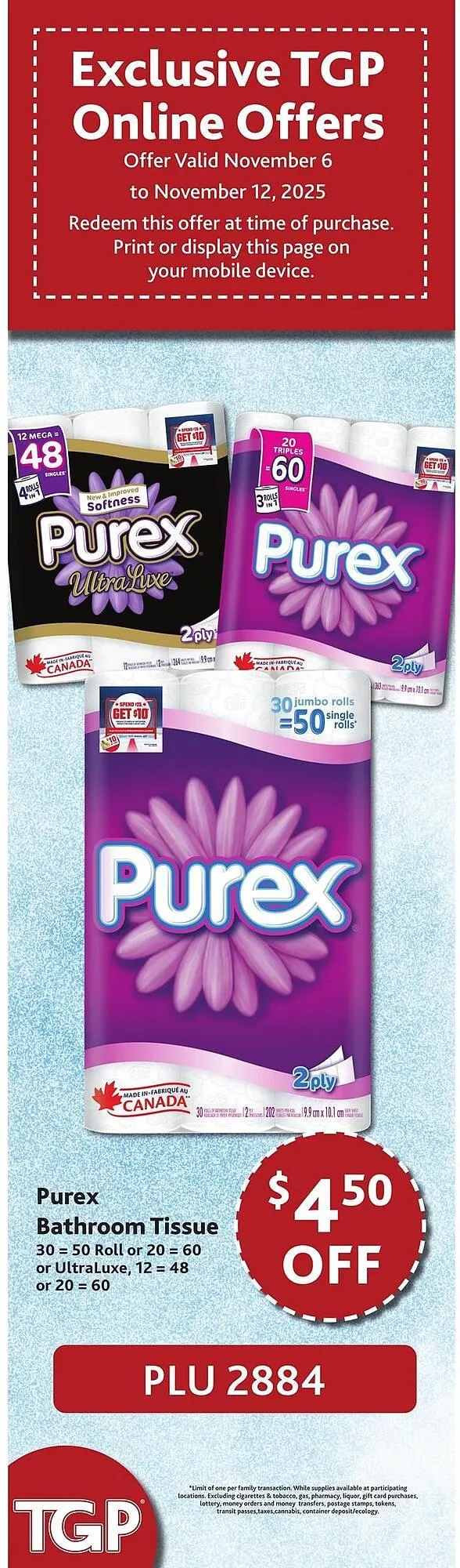 TGP The Grocery People flyer from November 5 to November 11 2025 - flyer page 7