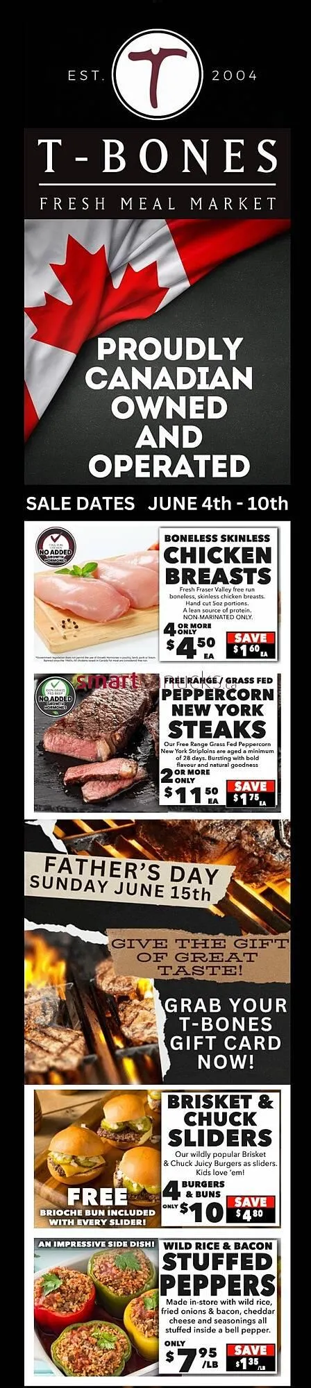 T-Bone's flyer from June 5 to June 15 2025 - flyer page 1