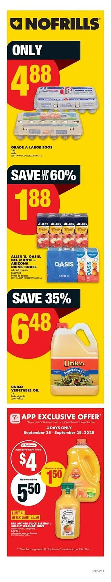 No Frills flyer from September 25 to October 2 2025 - flyer page 2