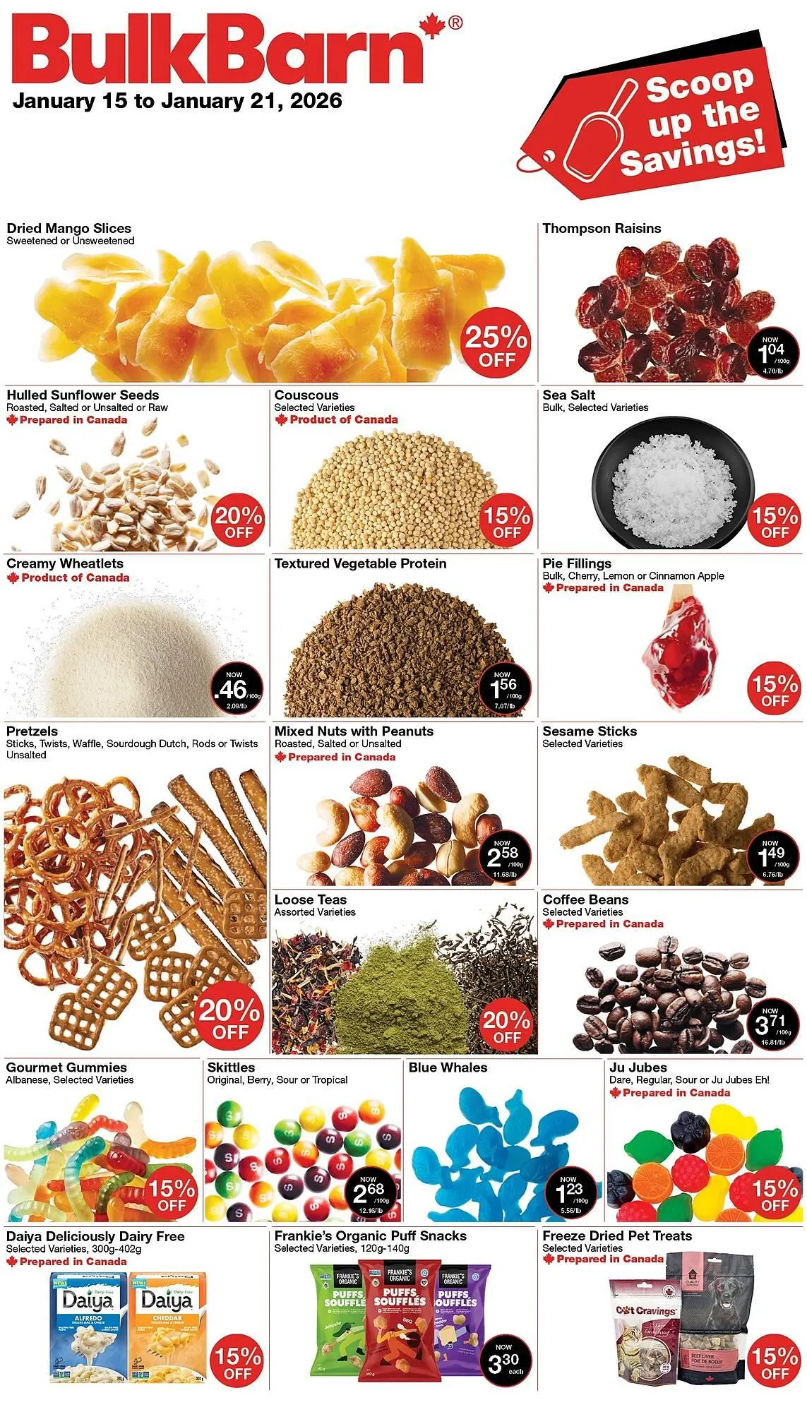 Bulk Barn flyer from January 15 to January 21 2026 - flyer page 1
