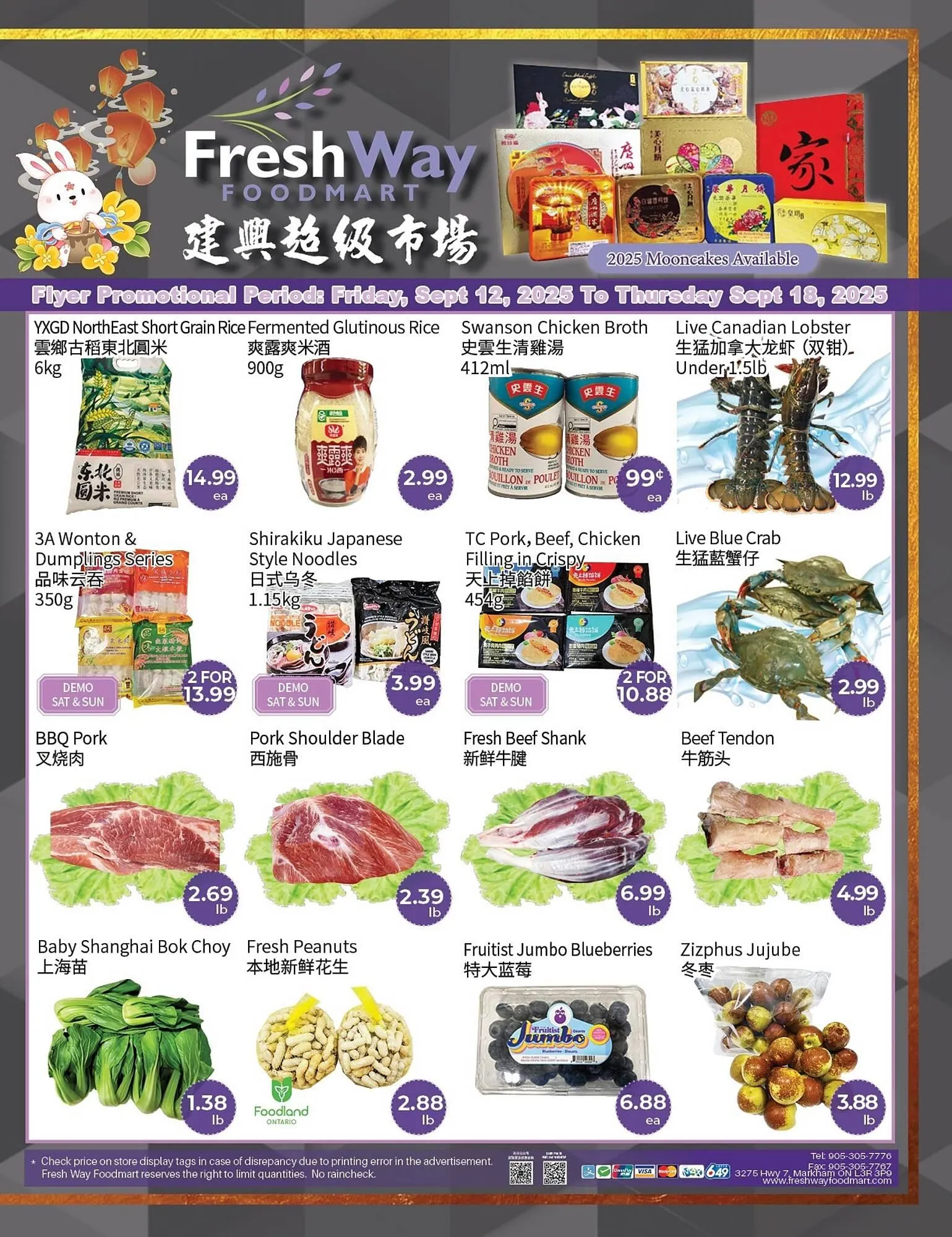 FreshWay Foodmart flyer from September 12 to September 18 2025 - flyer page 1