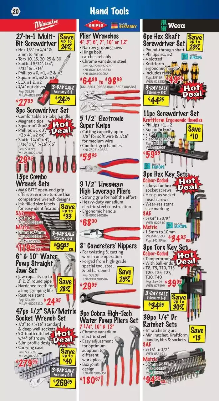 KMS Tools  from February 1 to February 15 2025 - flyer page 20