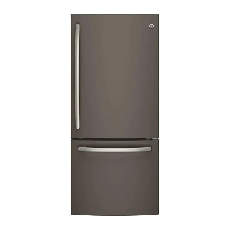 GE Réfrigérateur 20,9 pi3 30 po Ardoise Congélateur en bas - GDE21DMKES