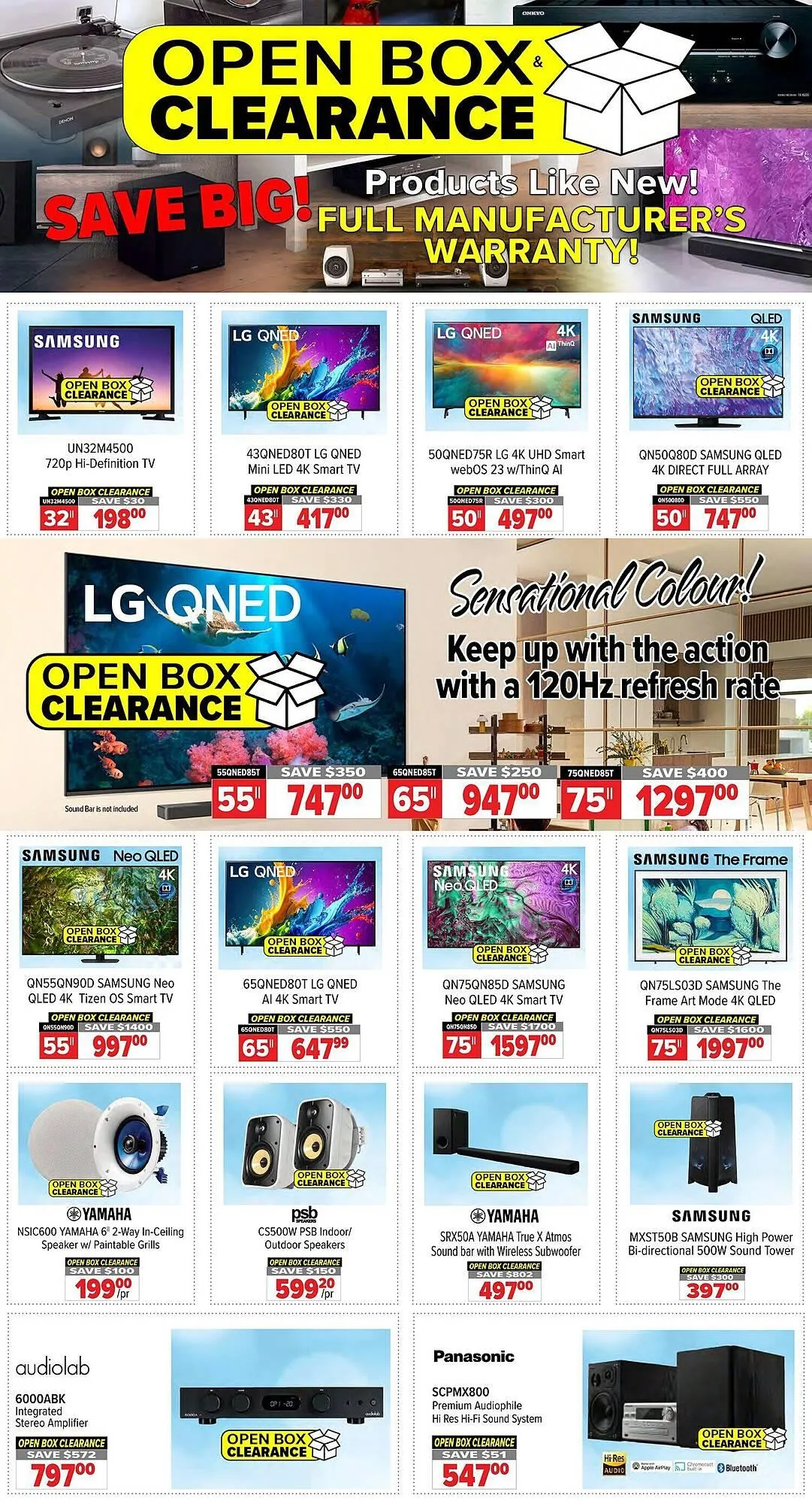 2001 Audio Video flyer from October 24 to October 31 2025 - flyer page 14