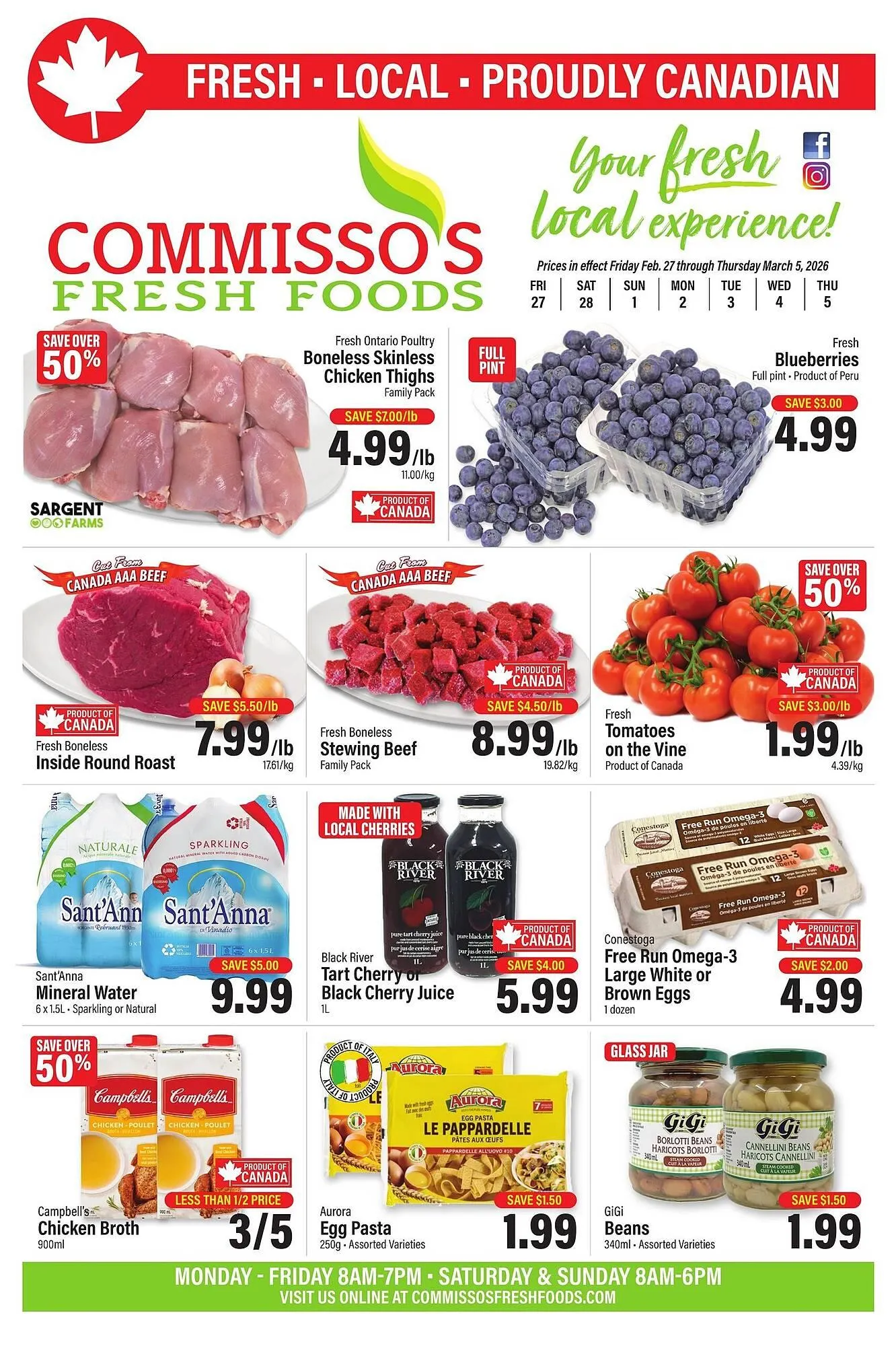 Commisso's Fresh Foods flyer from February 27 to March 5 2026 - flyer page 1