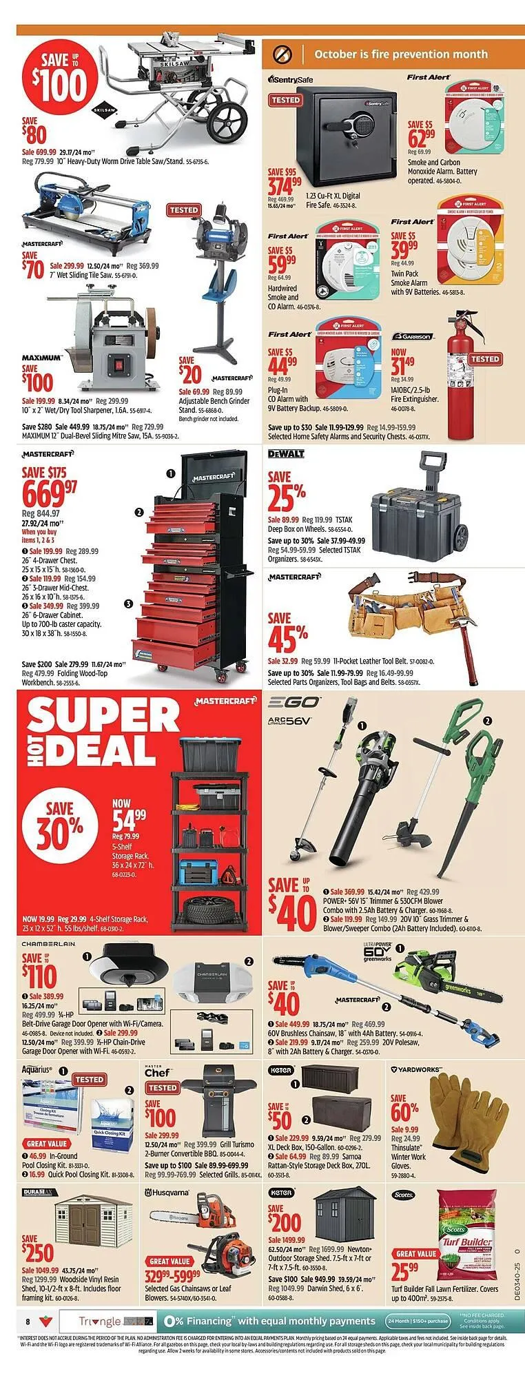 Canadian Tire flyer from September 26 to October 17 2025 - flyer page 12