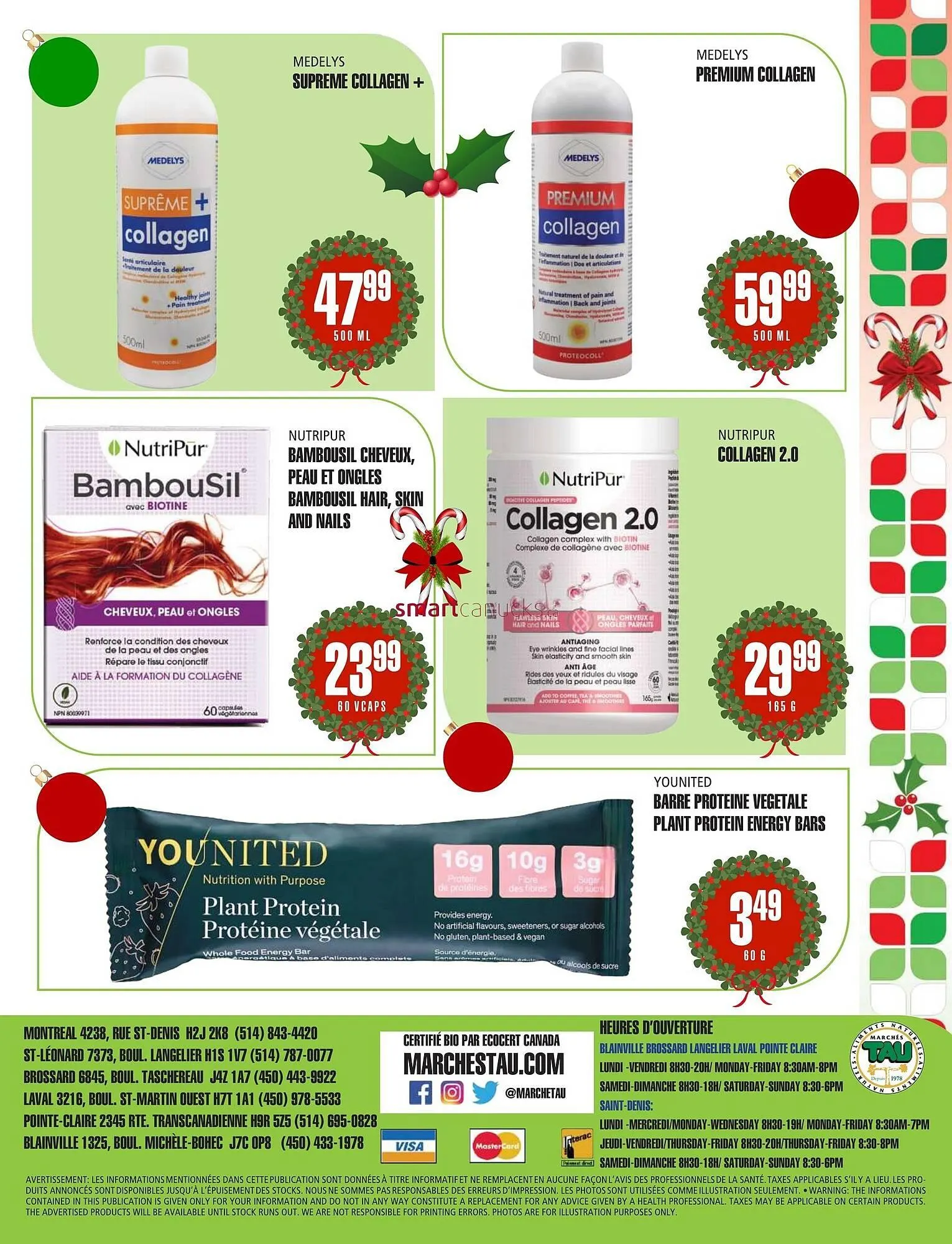 Marches Tau flyer from November 24 to December 7 2025 - flyer page 11