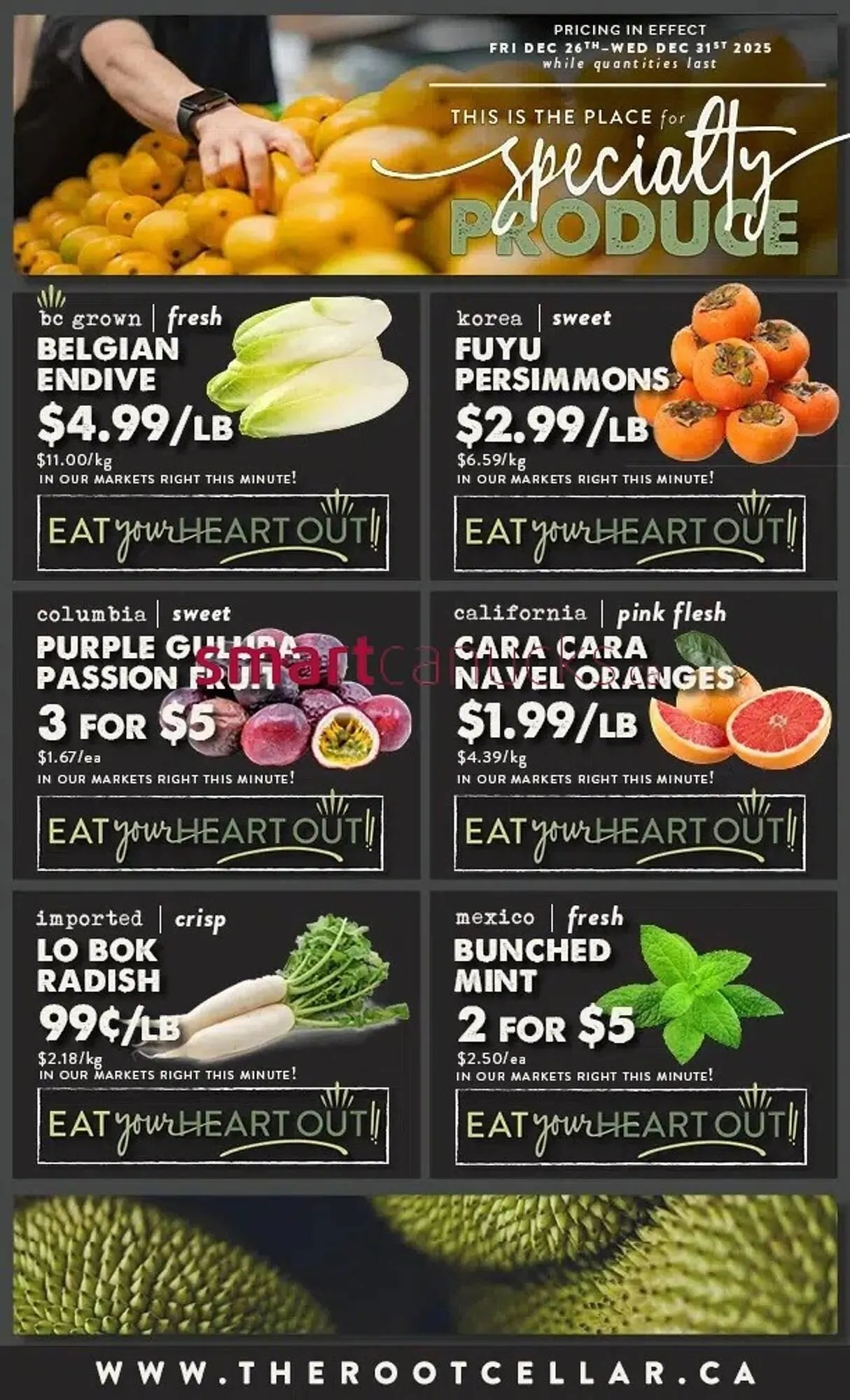 The Root Cellar flyer from December 26 to December 31 2025 - flyer page 3