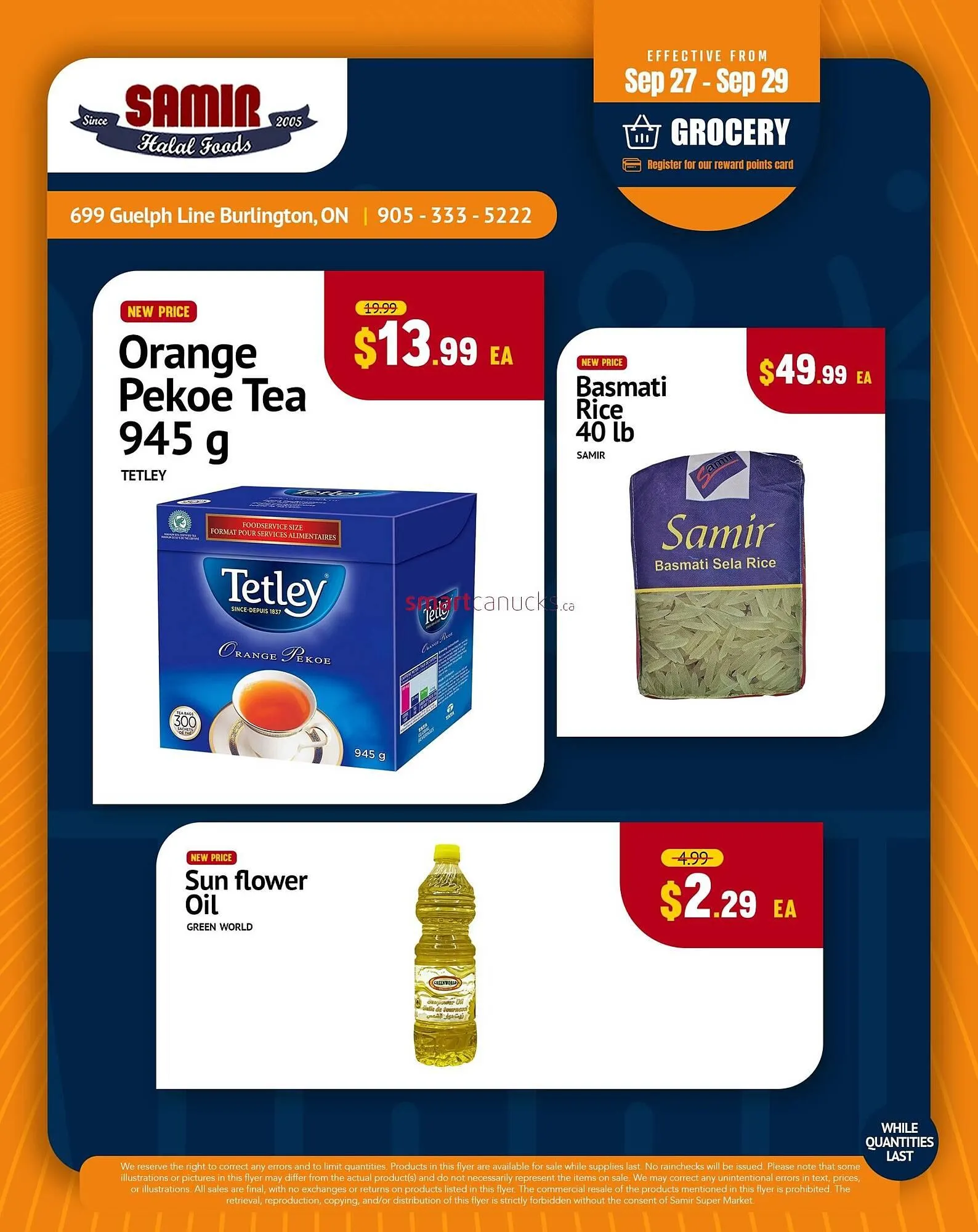 Samir Supermarket flyer from September 25 to October 7 2024 - flyer page 1