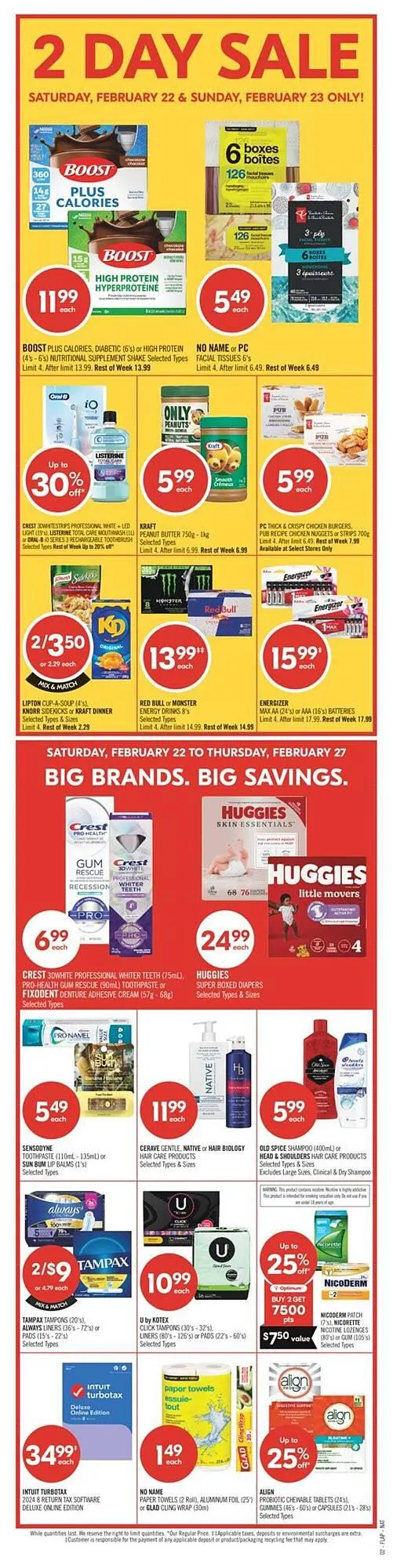 Shoppers Drug Mart flyer from February 20 to February 25 2025 - flyer page 3