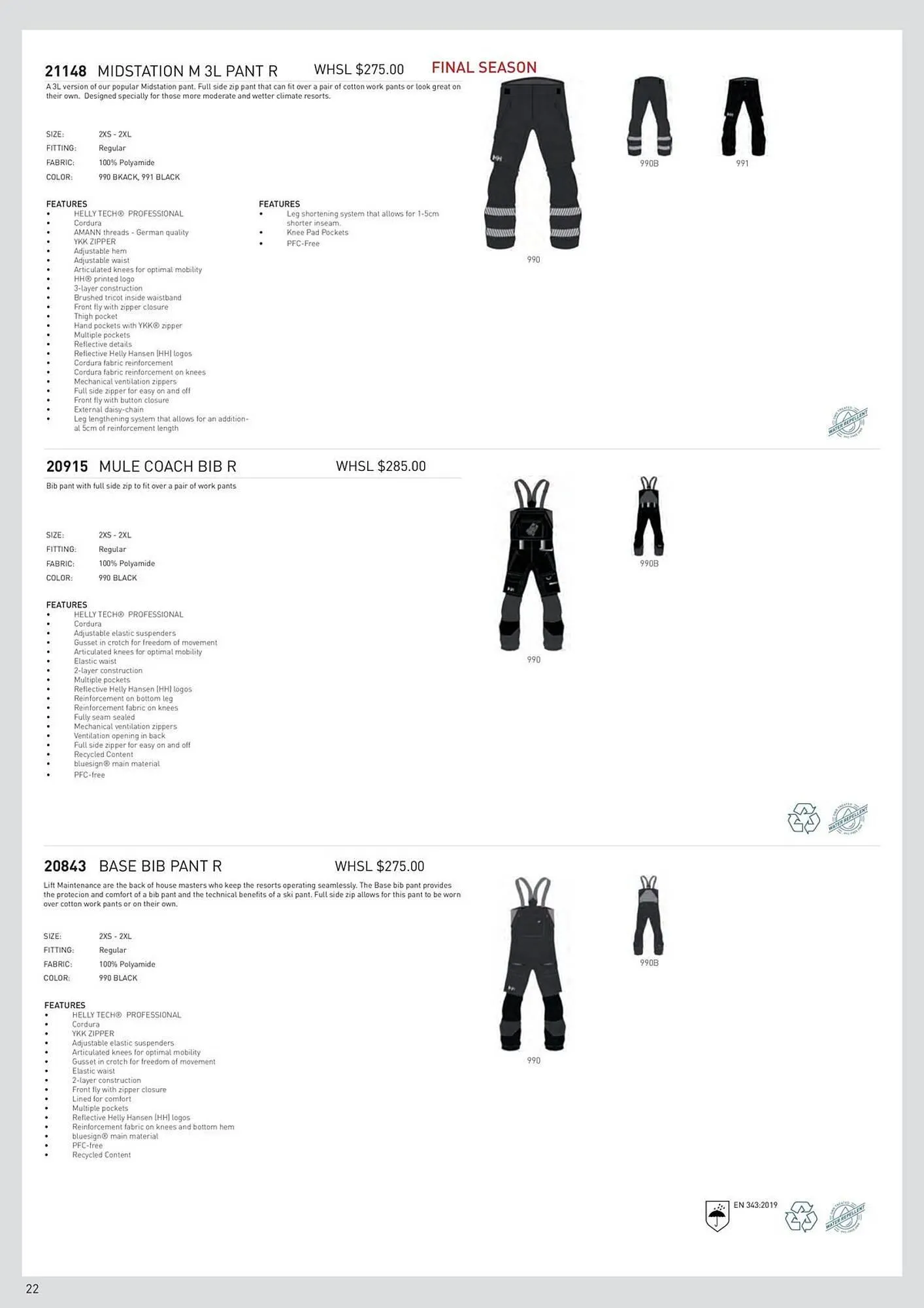 Helly Hansen flyer from September 11 to February 28 2026 - flyer page 22