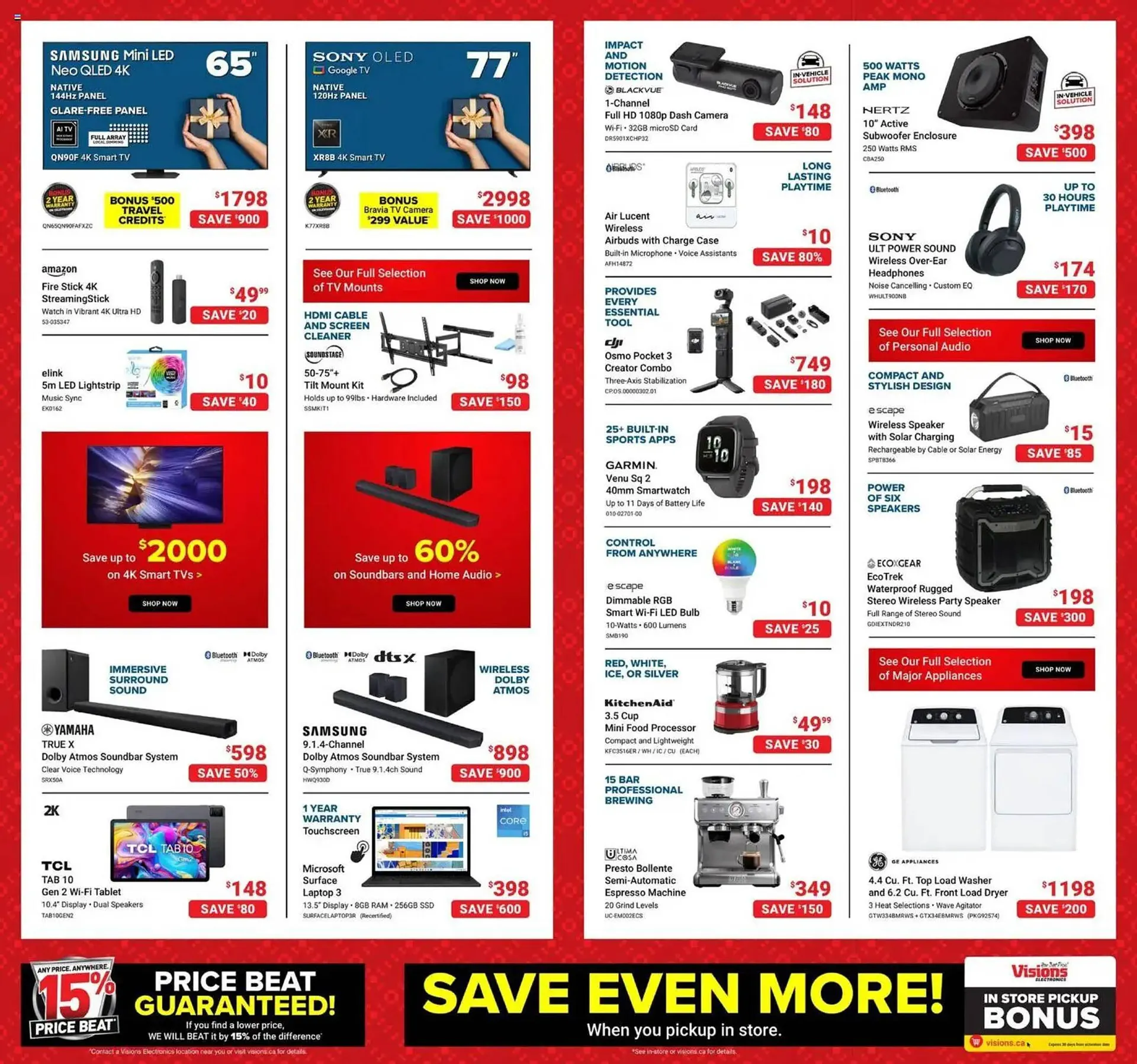 Visions Electronics flyer from December 5 to December 12 2025 - flyer page 2