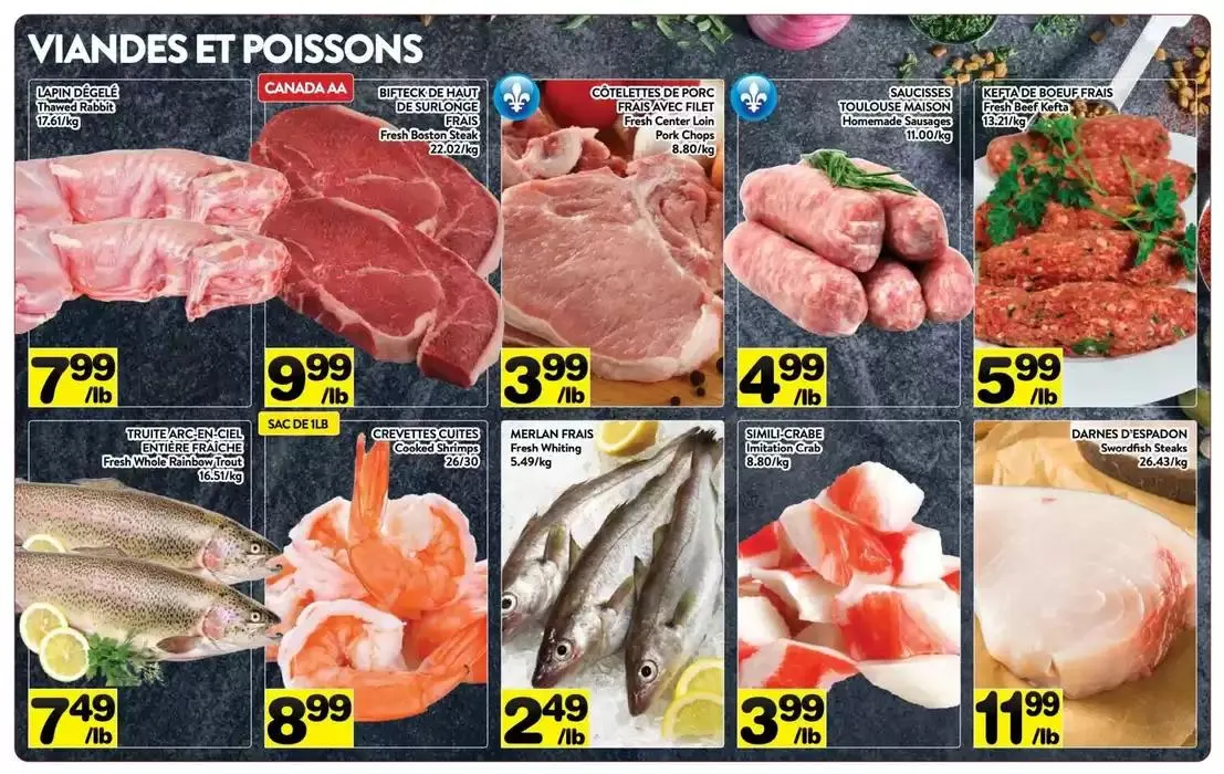 Spéciaux de la semaine from January 6 to January 12 2025 - flyer page 4
